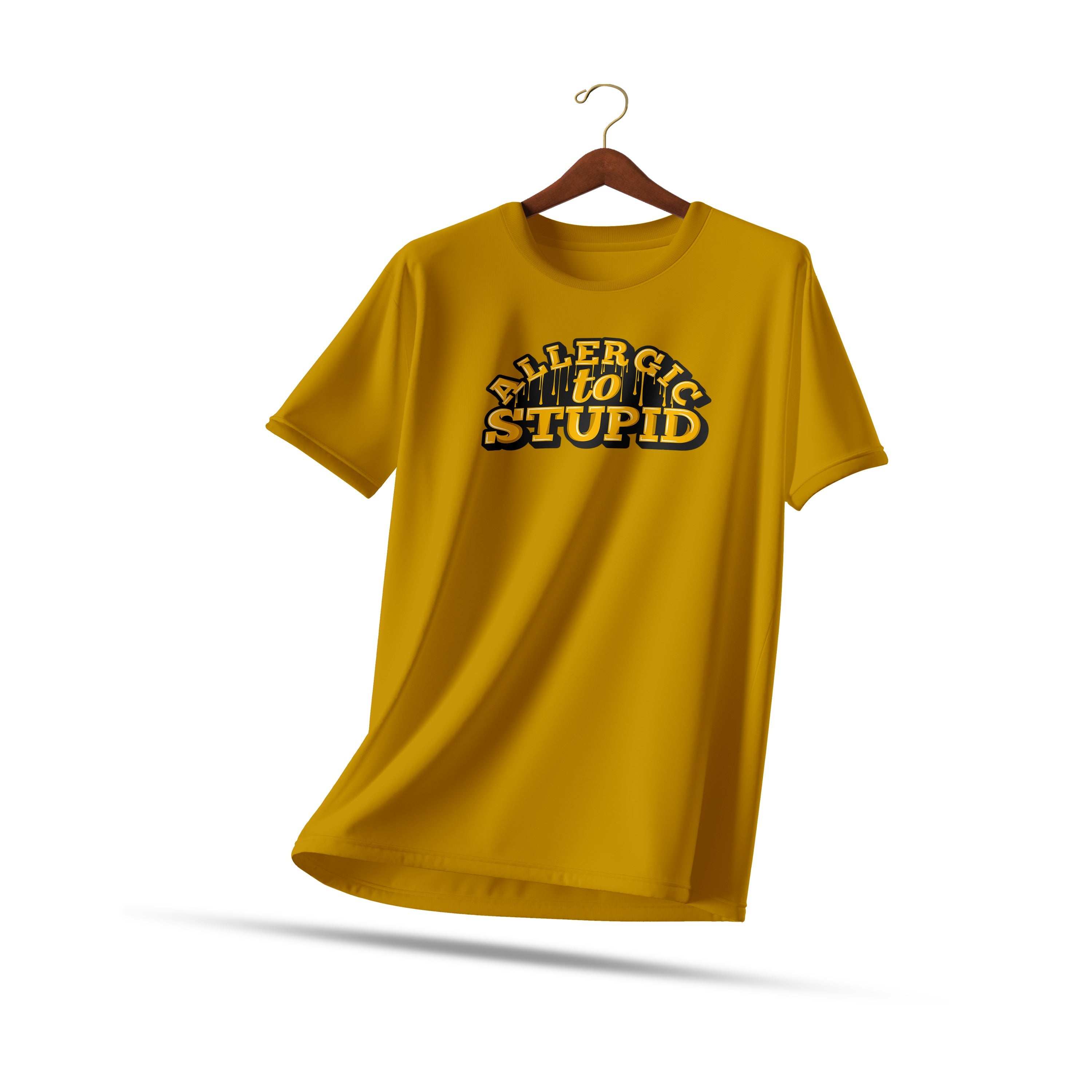 Allergic to Stupid Graphic T-Shirt Worncraftstore
