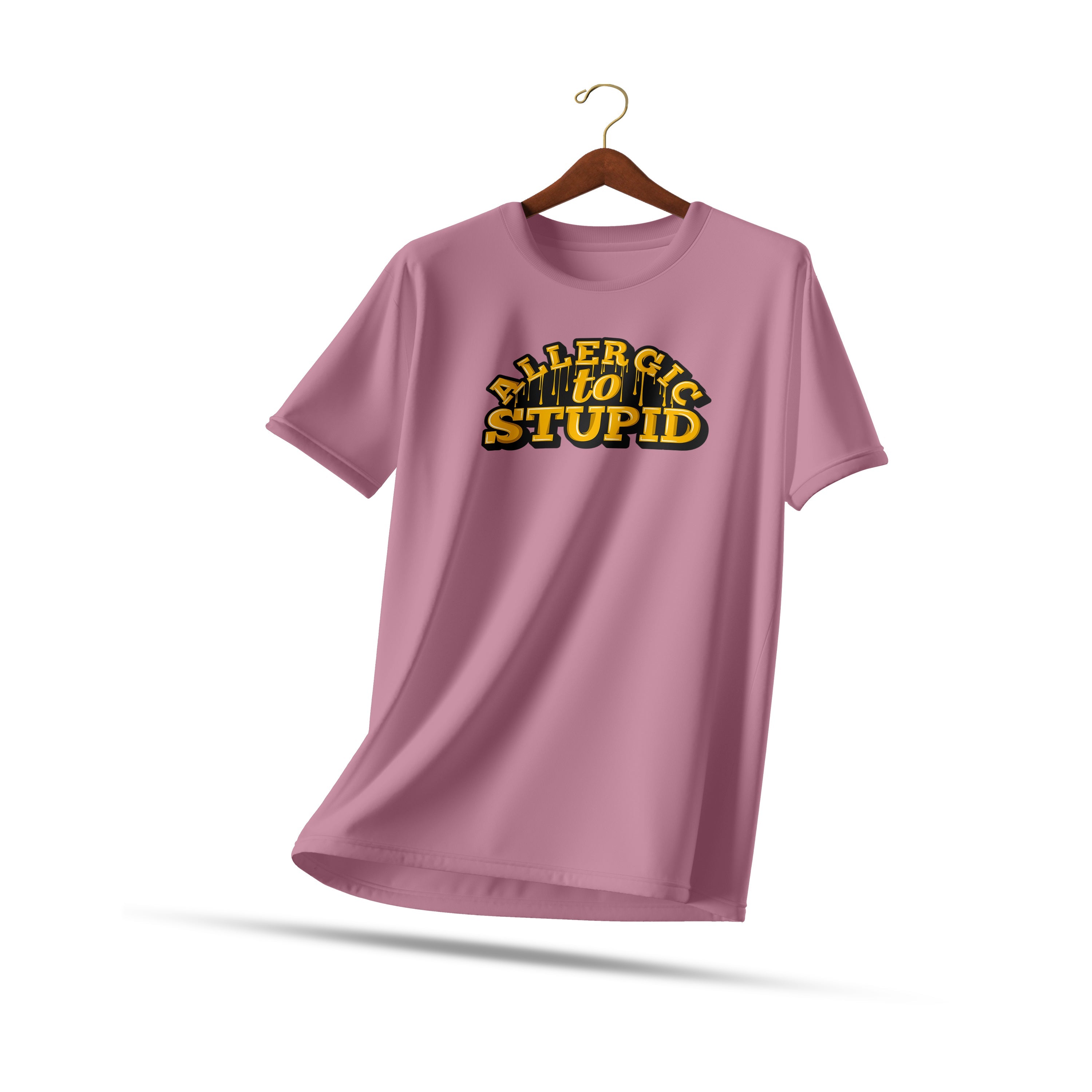 Allergic to Stupid Graphic T-Shirt Worncraftstore