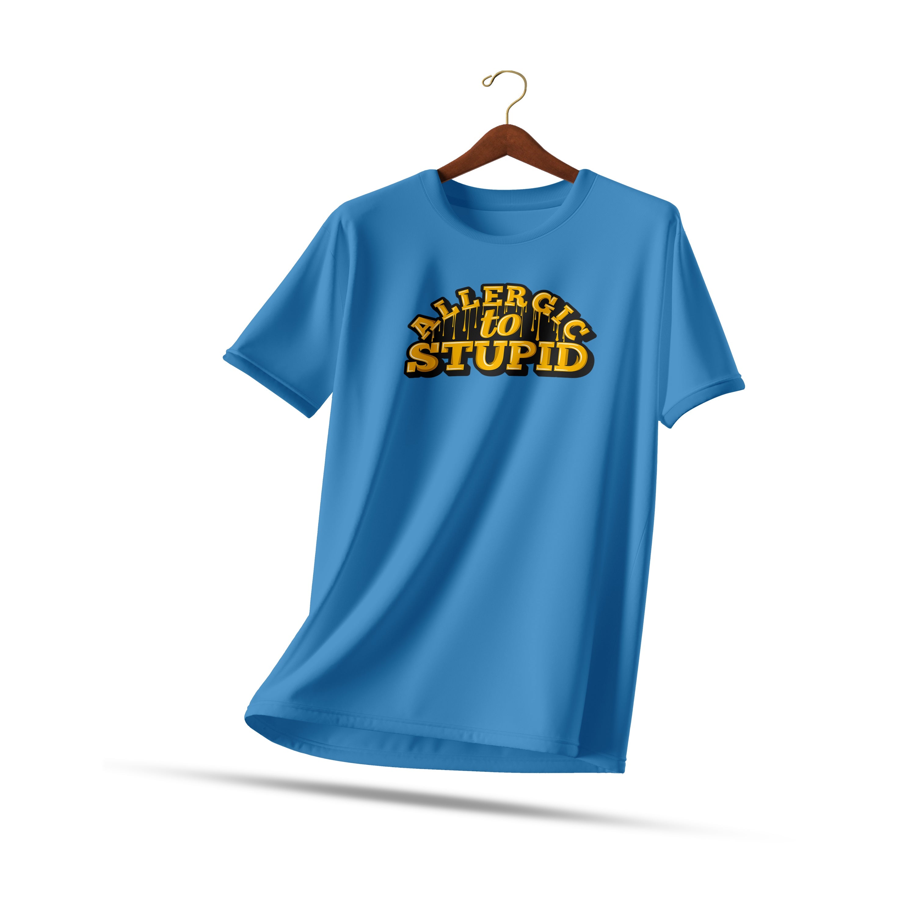Allergic to Stupid Graphic T-Shirt Worncraftstore