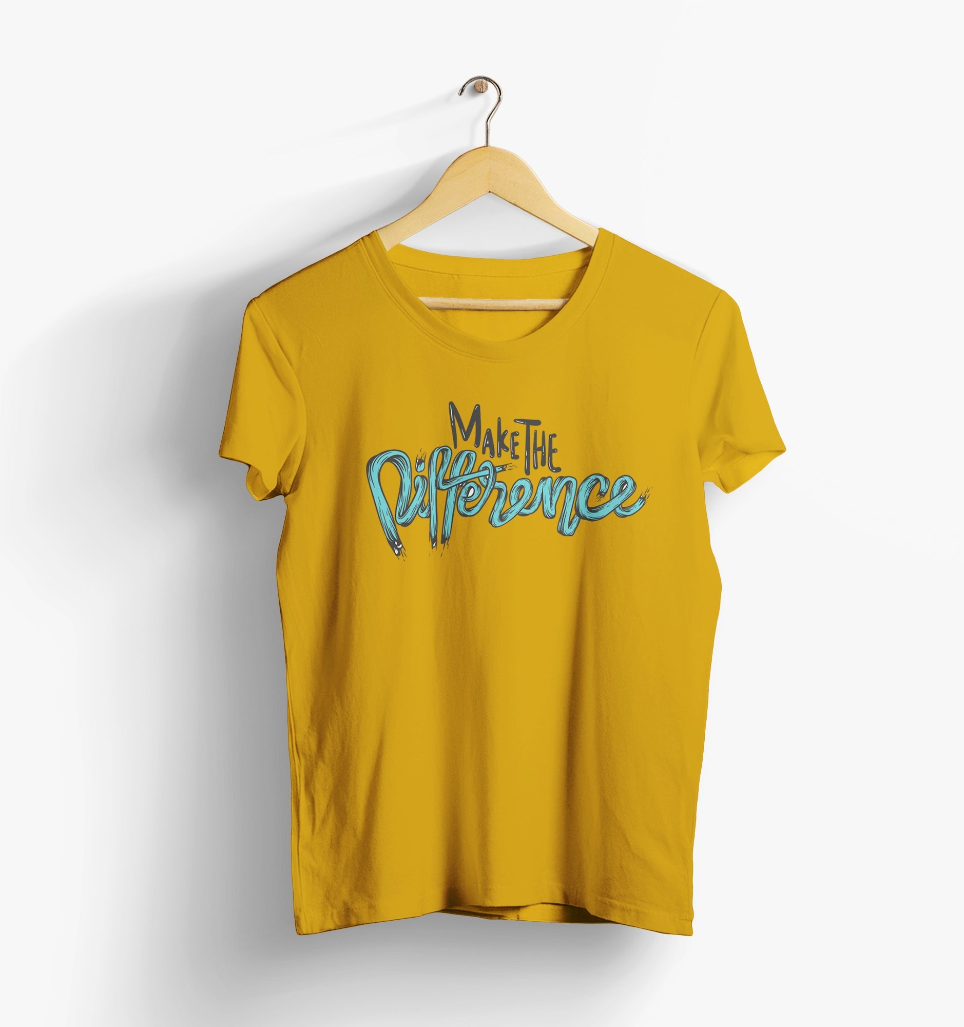 Make The Difference” Graphic T-Shirt Worncraftstore