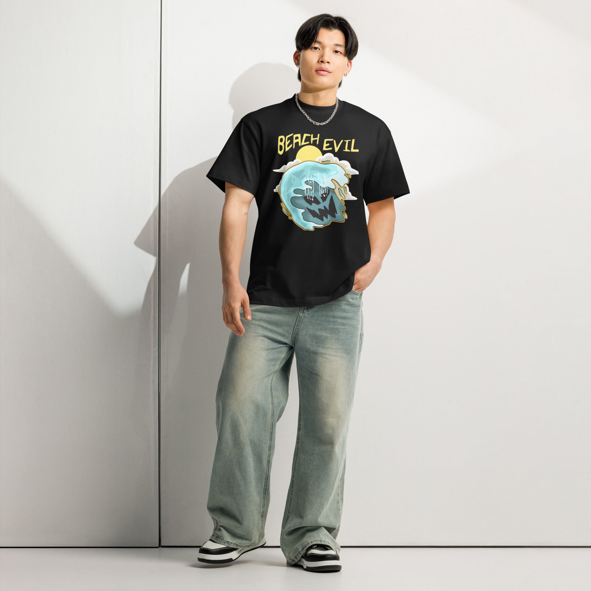 Beach Evil Wave Box Tee