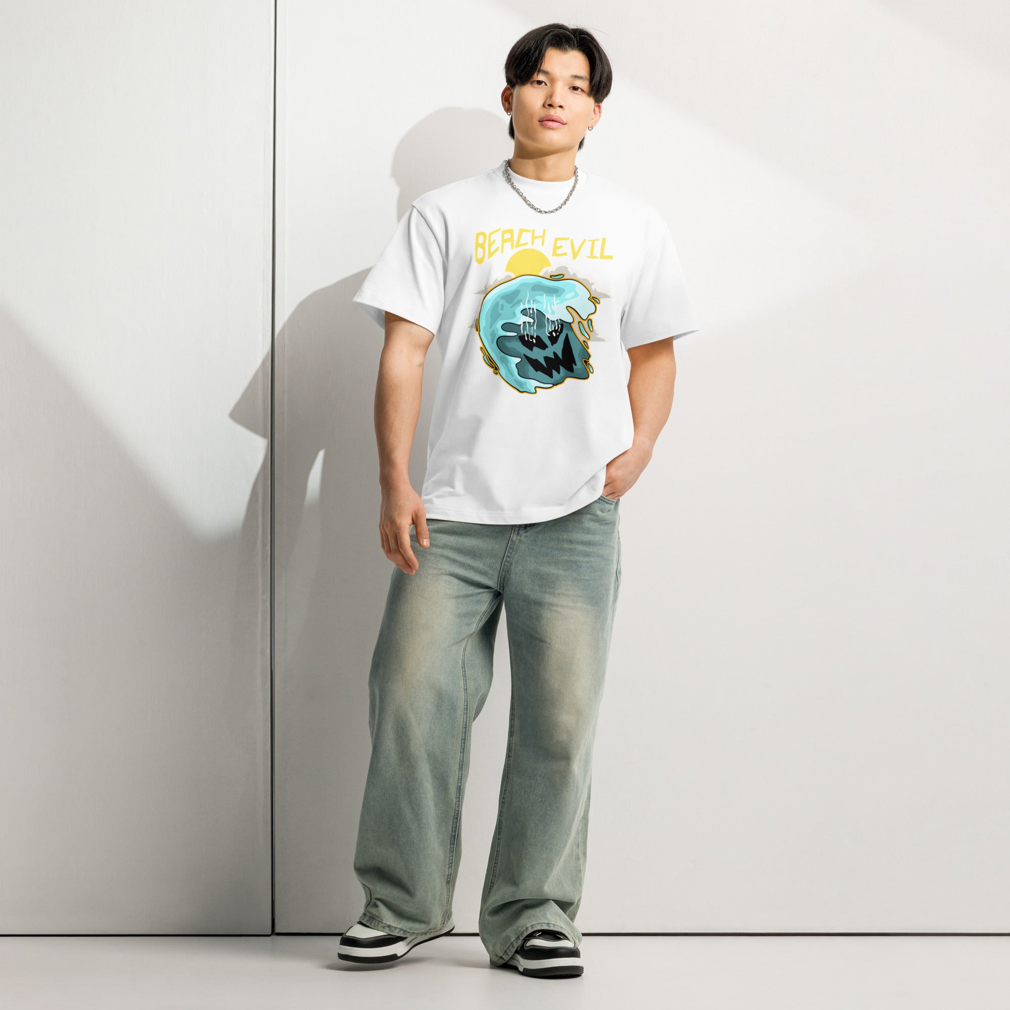Beach Evil Wave Box Tee