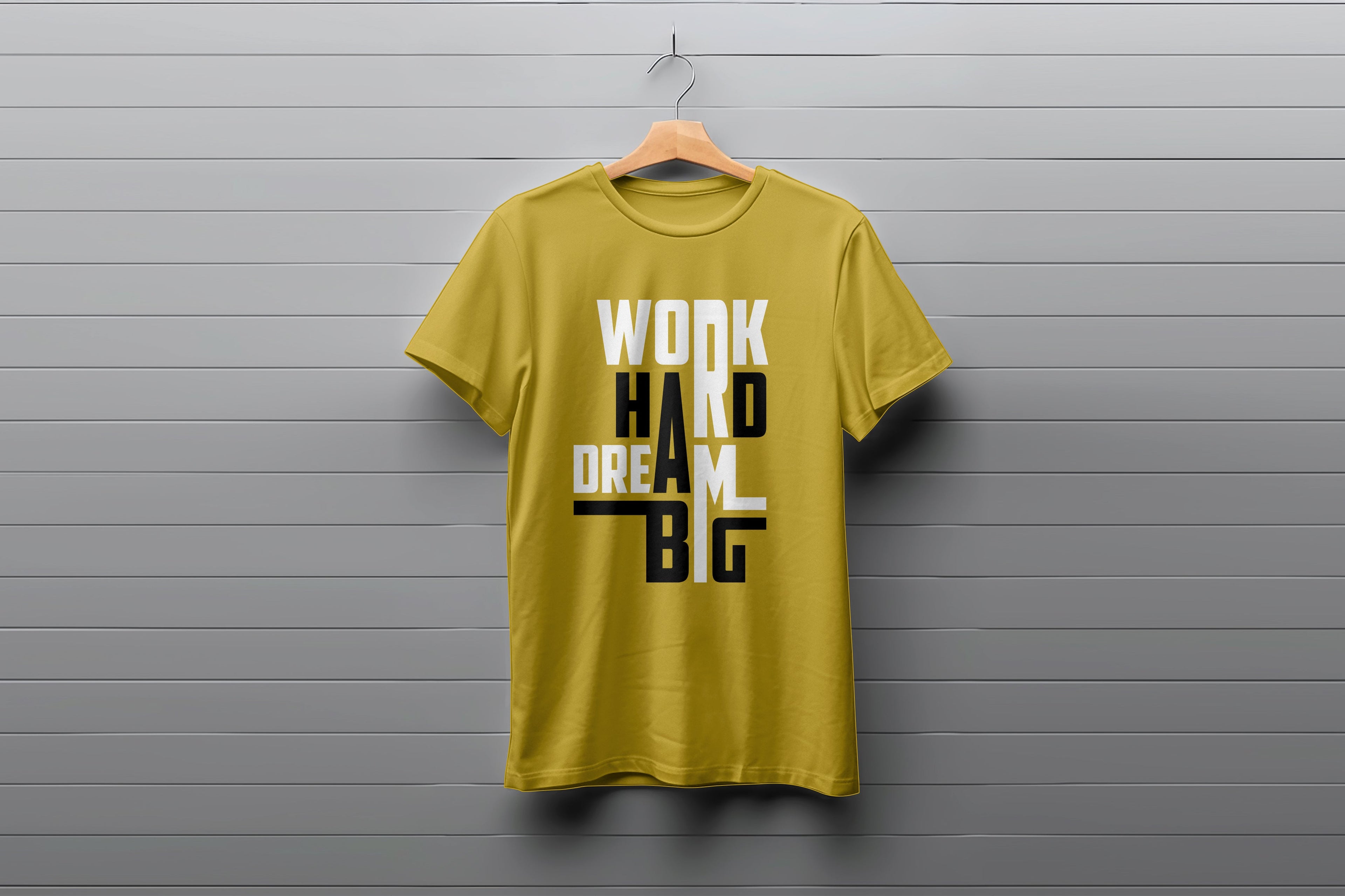 Work Hard Dream Big  Tee Worncraftstore