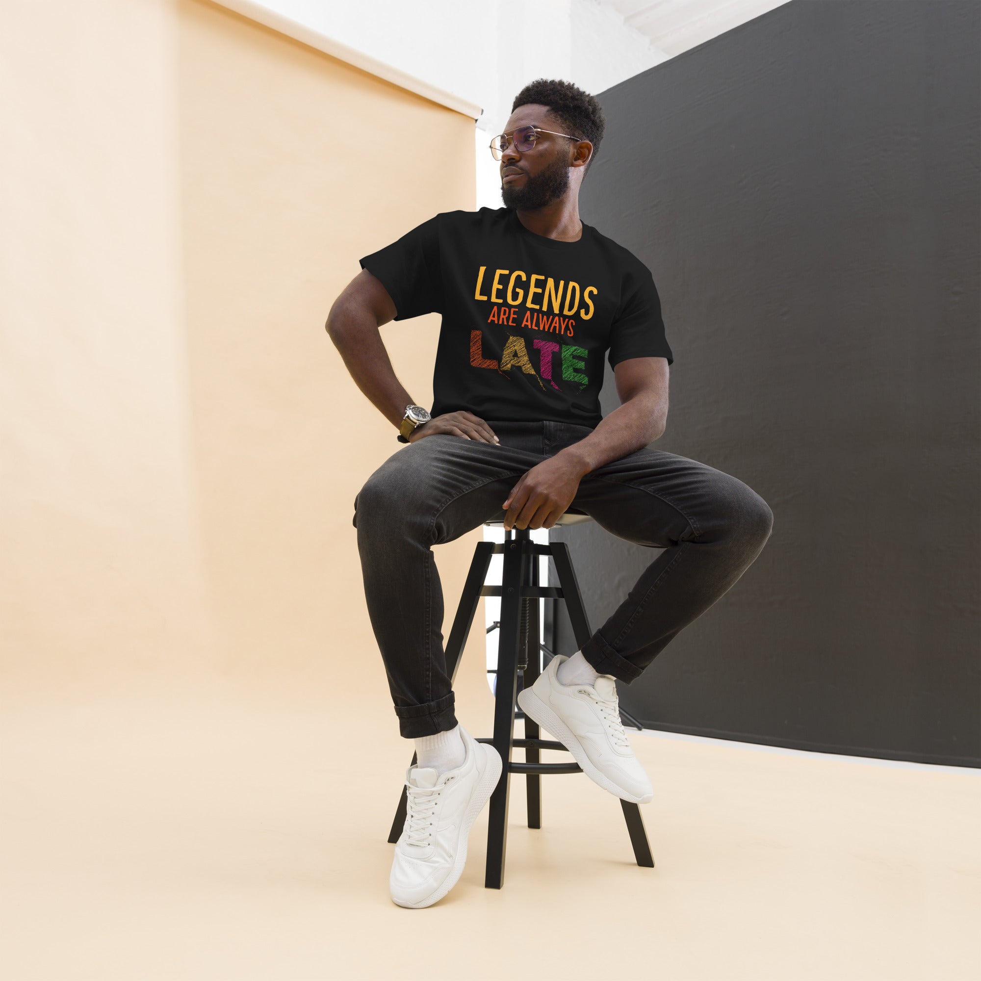 Legends Are Always Late Statement Tee