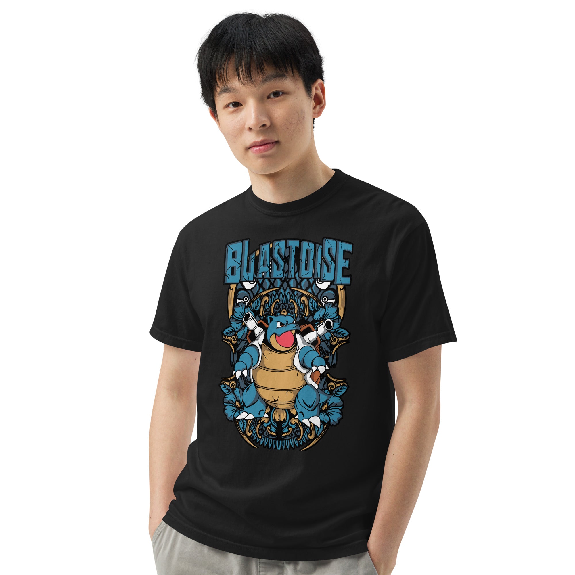 "Blastoise Pokemon Anime Graphic Tee"