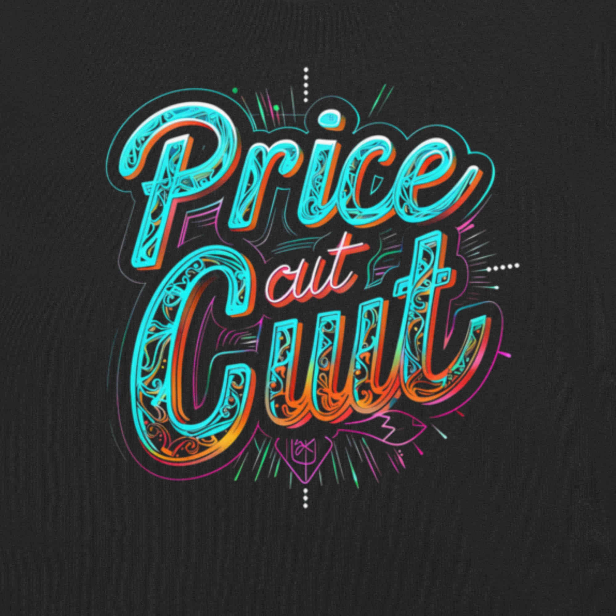 Price Cut Cult Neon Script Tee