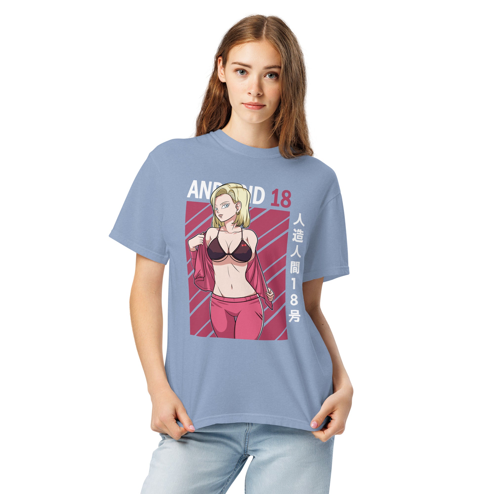 Android 18 Dragon Ball Anime Tee