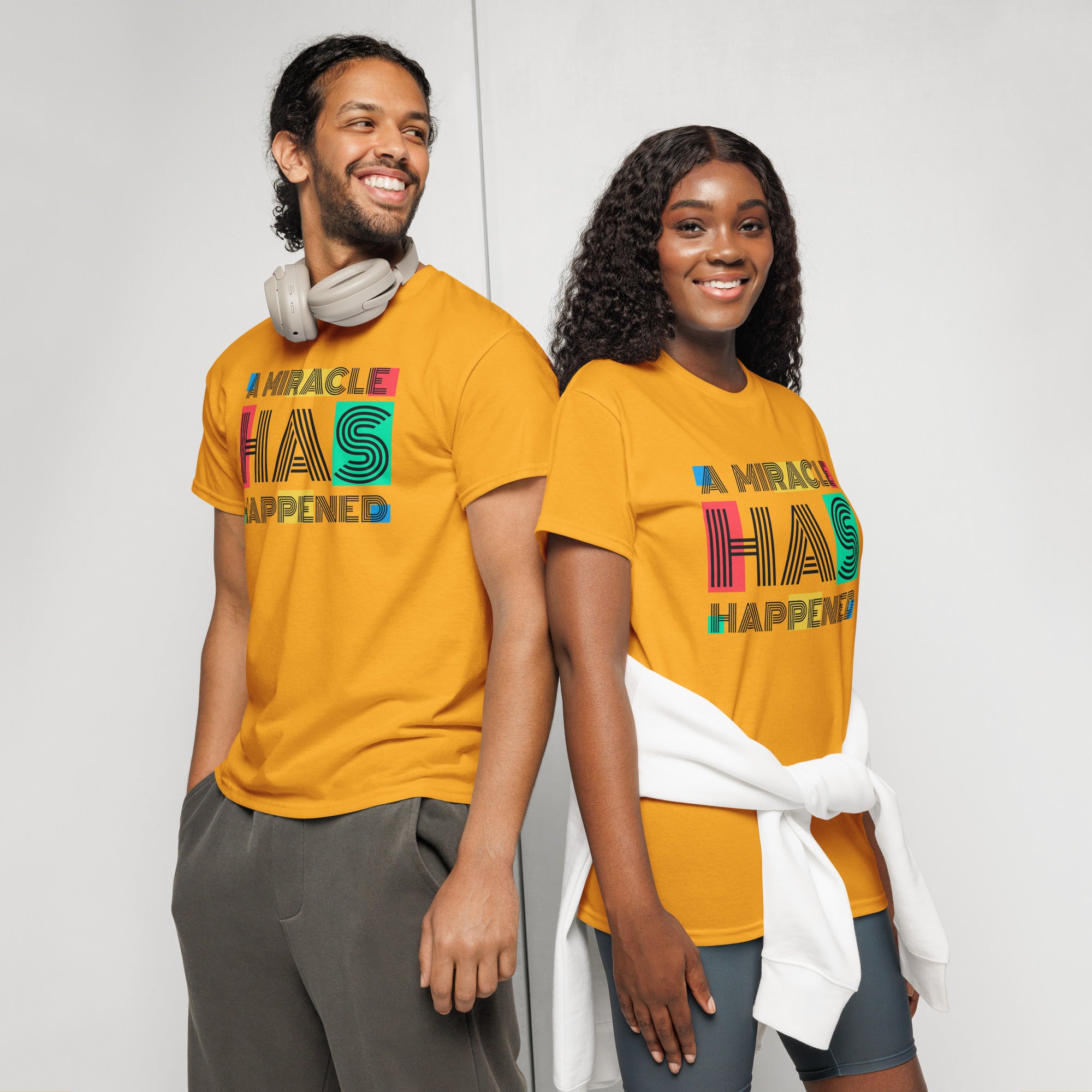 Unisex Graphic T-Shirt – “A Miracle Has Happened”