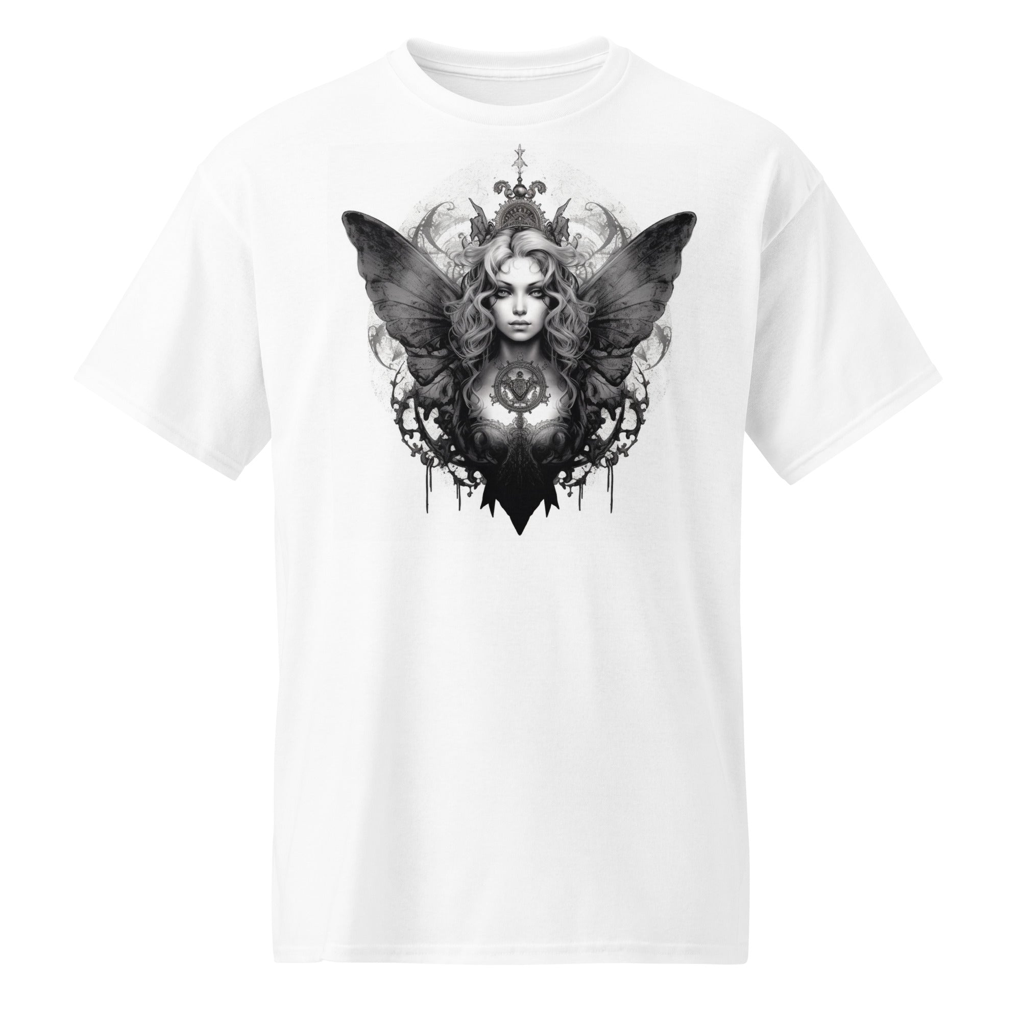 Monochrome Gothic Butterfly Queen Tee