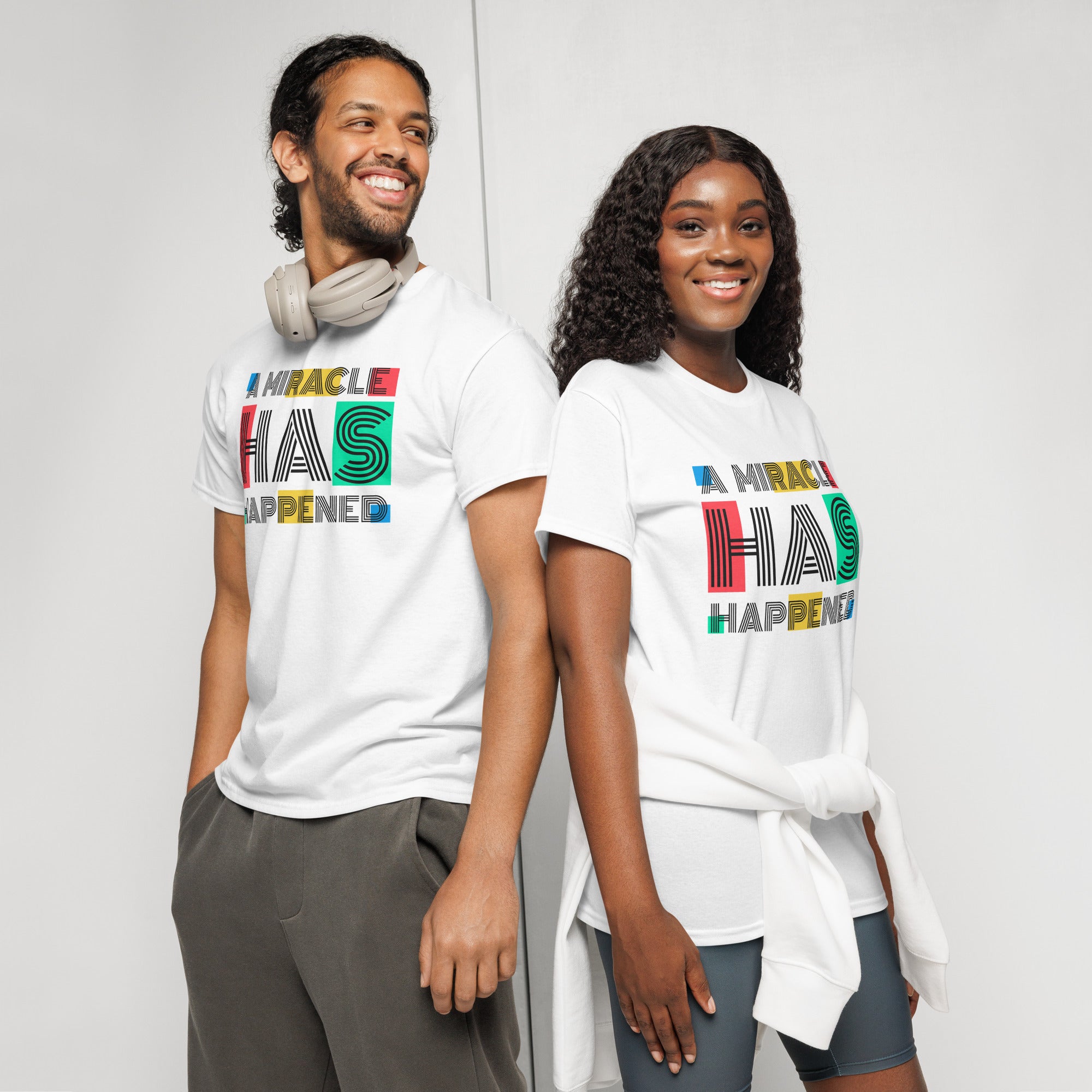 Unisex Graphic T-Shirt – “A Miracle Has Happened”