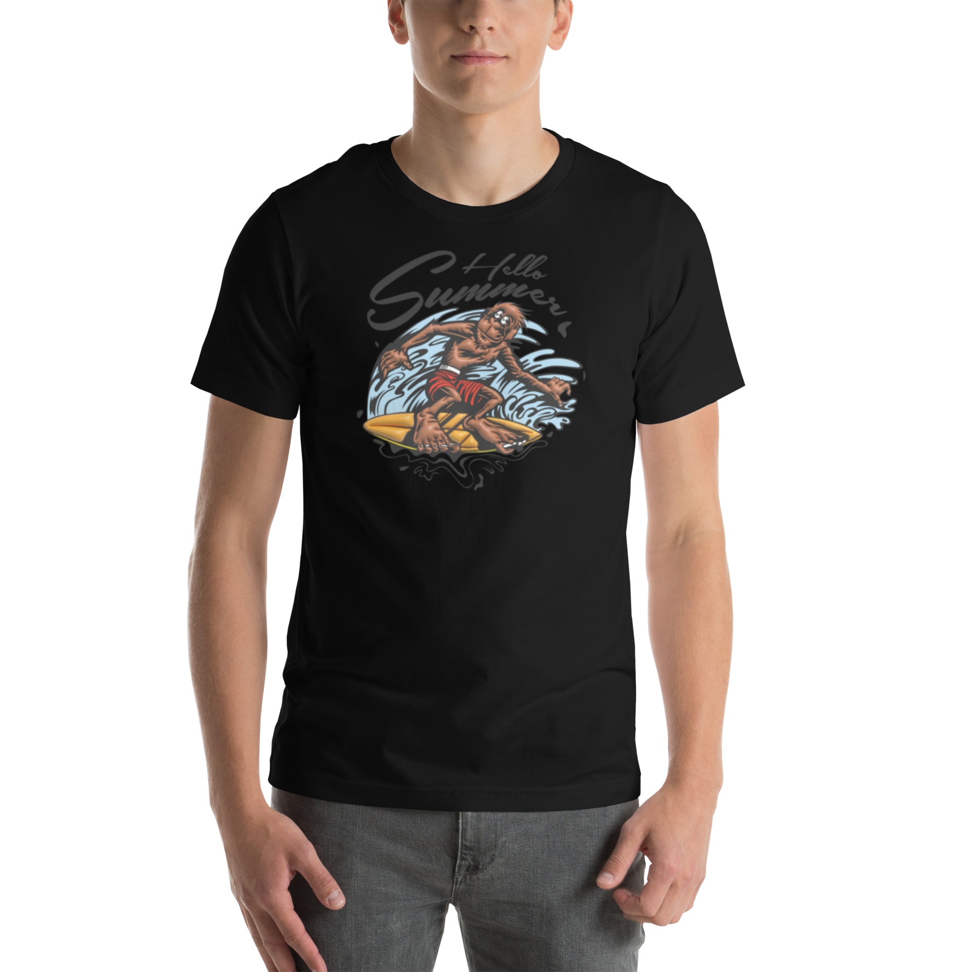 Hello Summer Surf Monkey Tee
