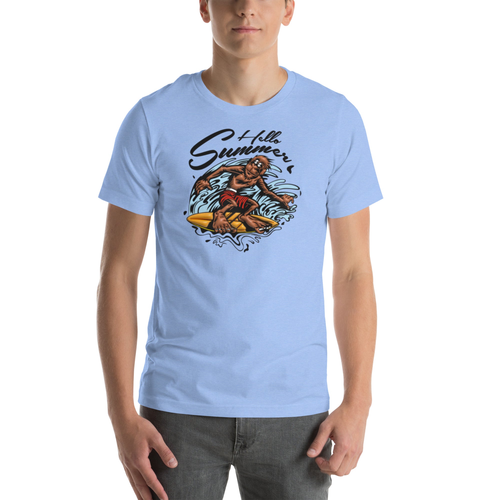 Hello Summer Surf Monkey Tee