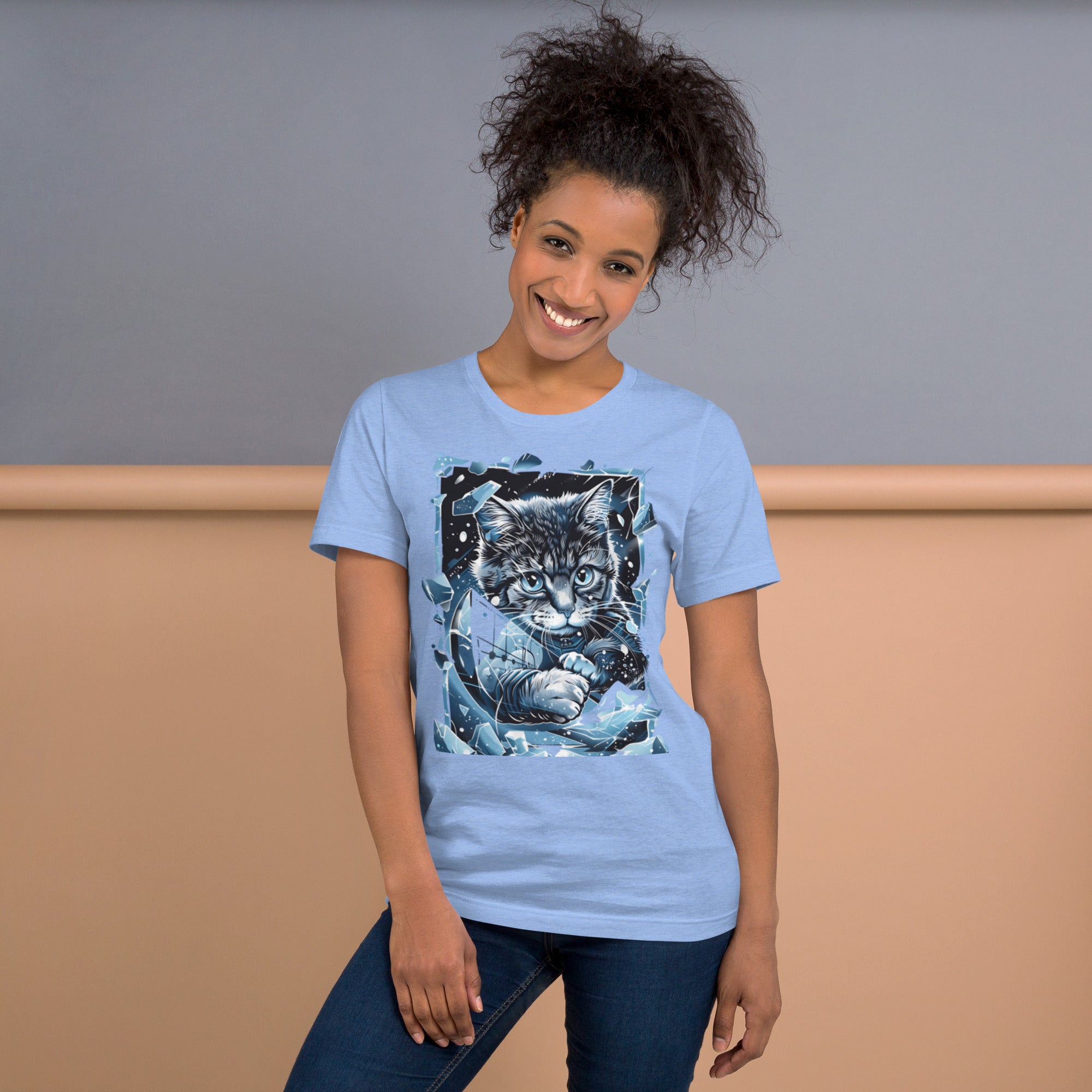 Shattered Kitten Graphic Tee