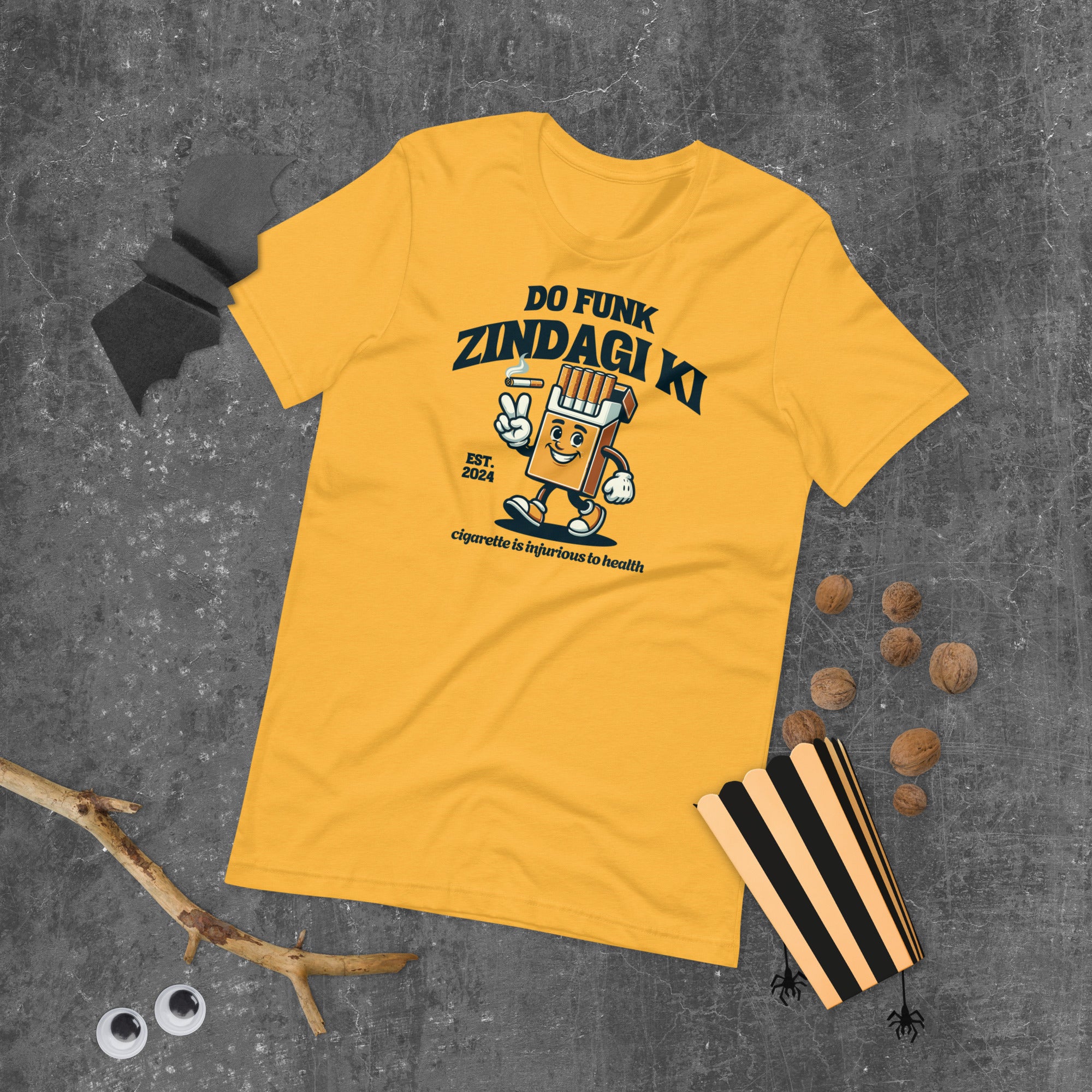 Do Funk Zindagi Ki Cigarette Cartoon Tee