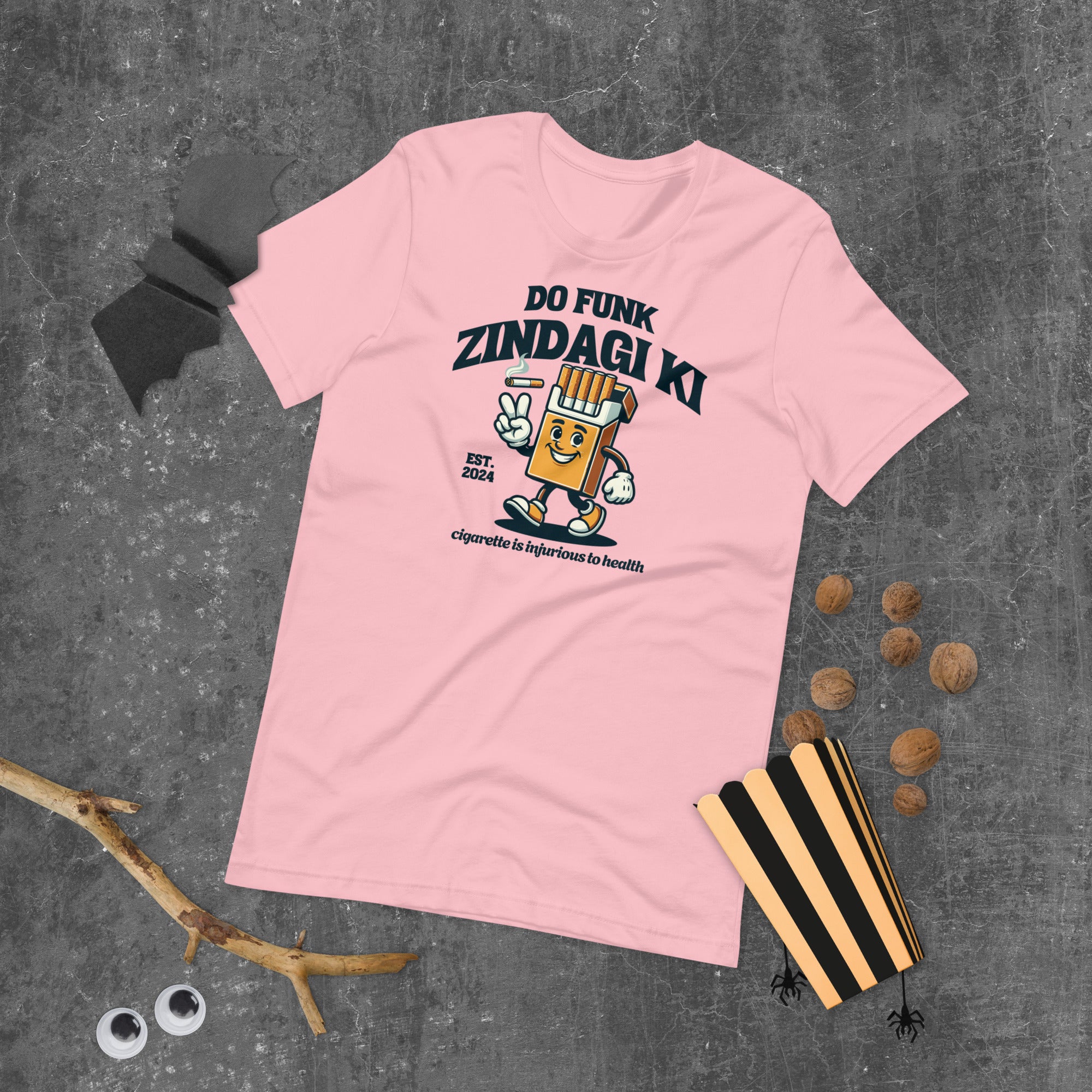 Do Funk Zindagi Ki Cigarette Cartoon Tee