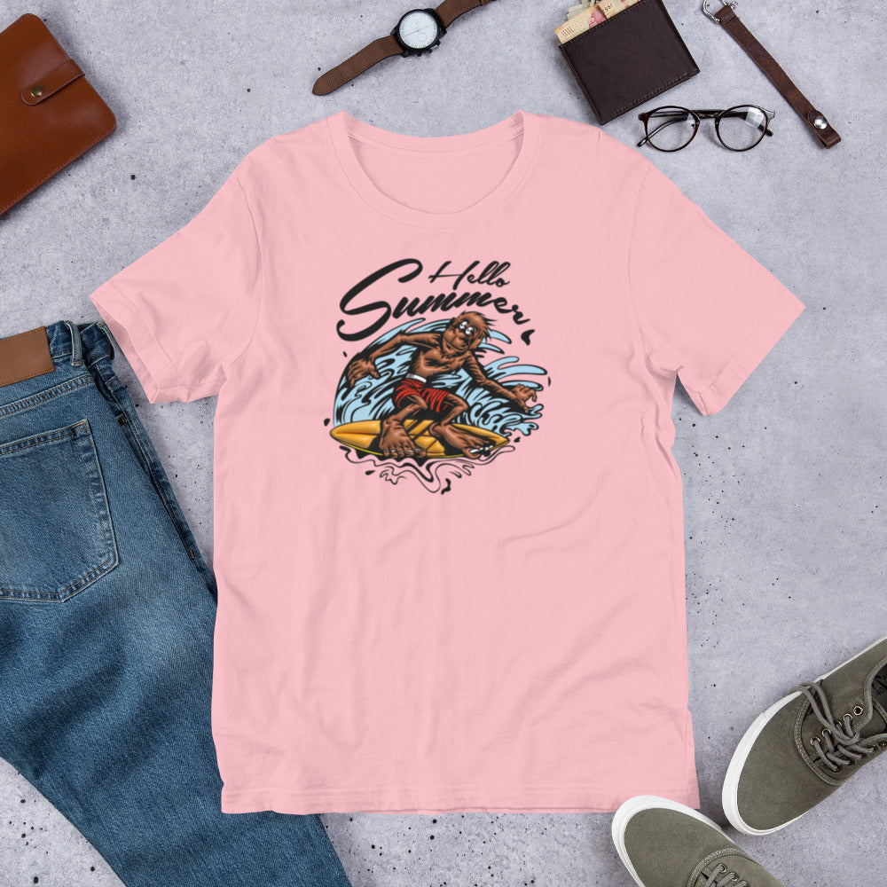 Hello Summer Surf Monkey Tee