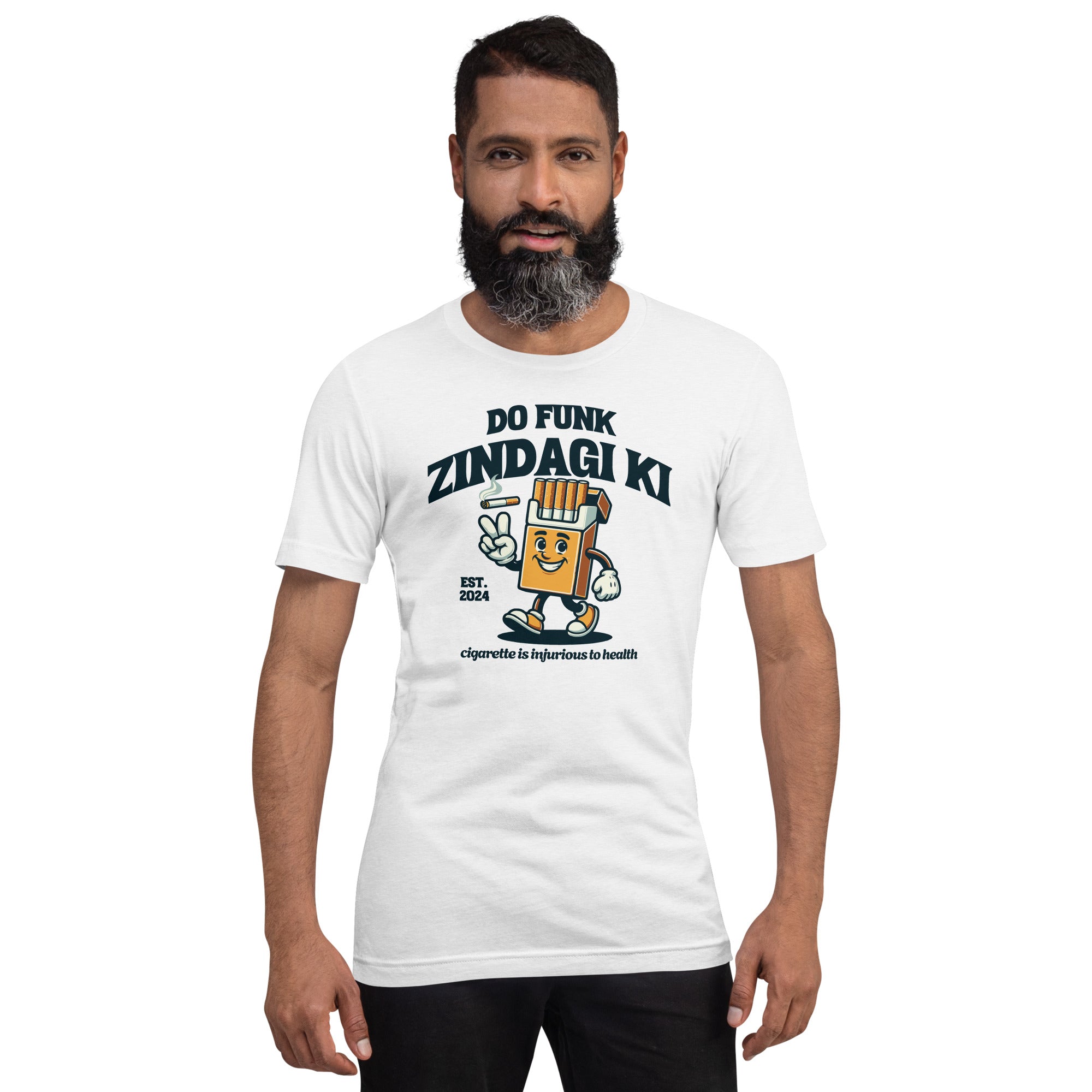 Do Funk Zindagi Ki Cigarette Cartoon Tee