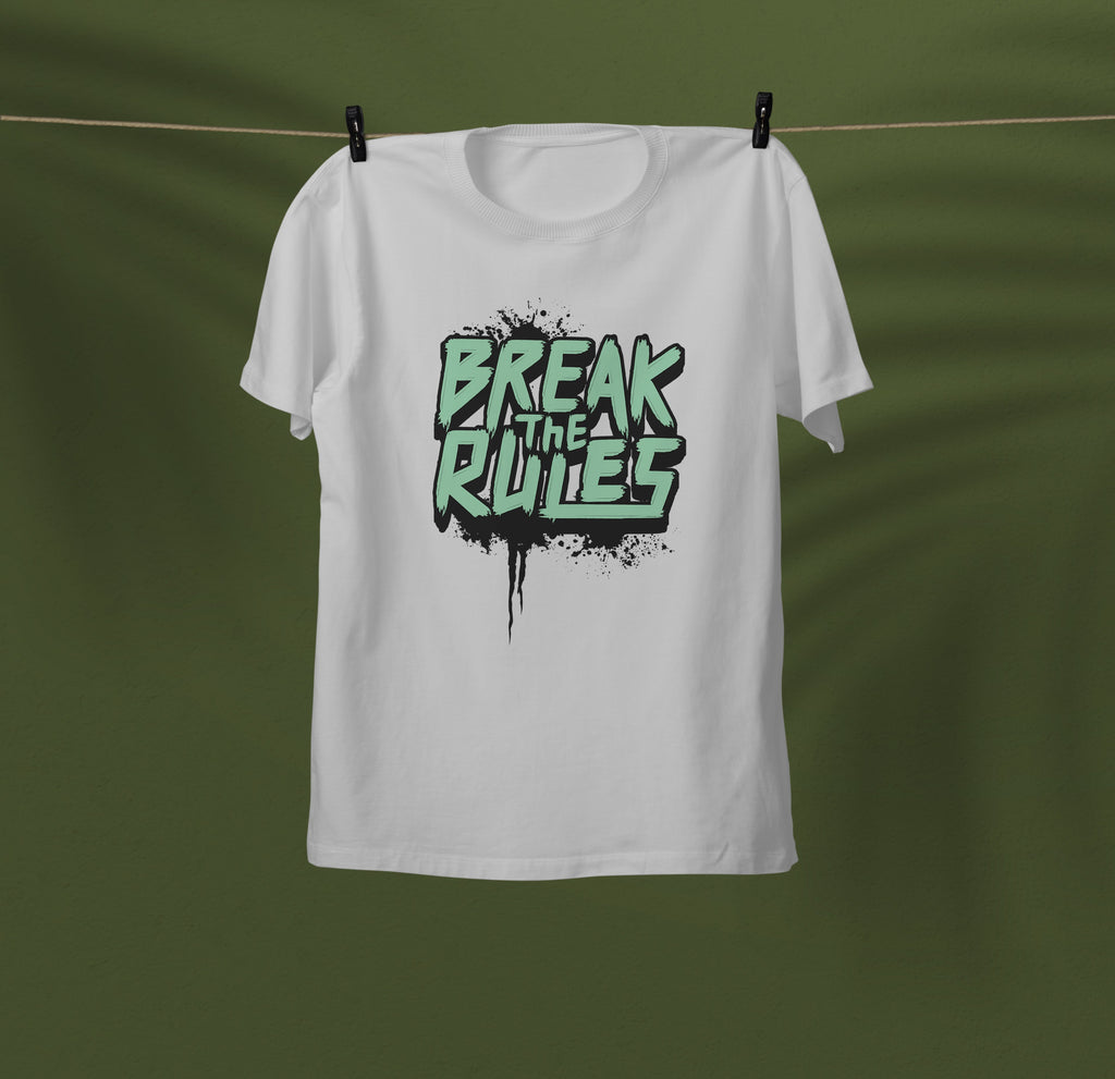 Break the Rules Graphic T-Shirt Worncraftstore