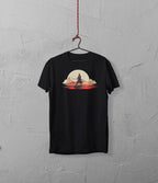 Samurai Sunset Graphic T-Shirt Worncraftstore