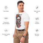 Tattoo Skull & Bloom Premium Cotton T-shirt