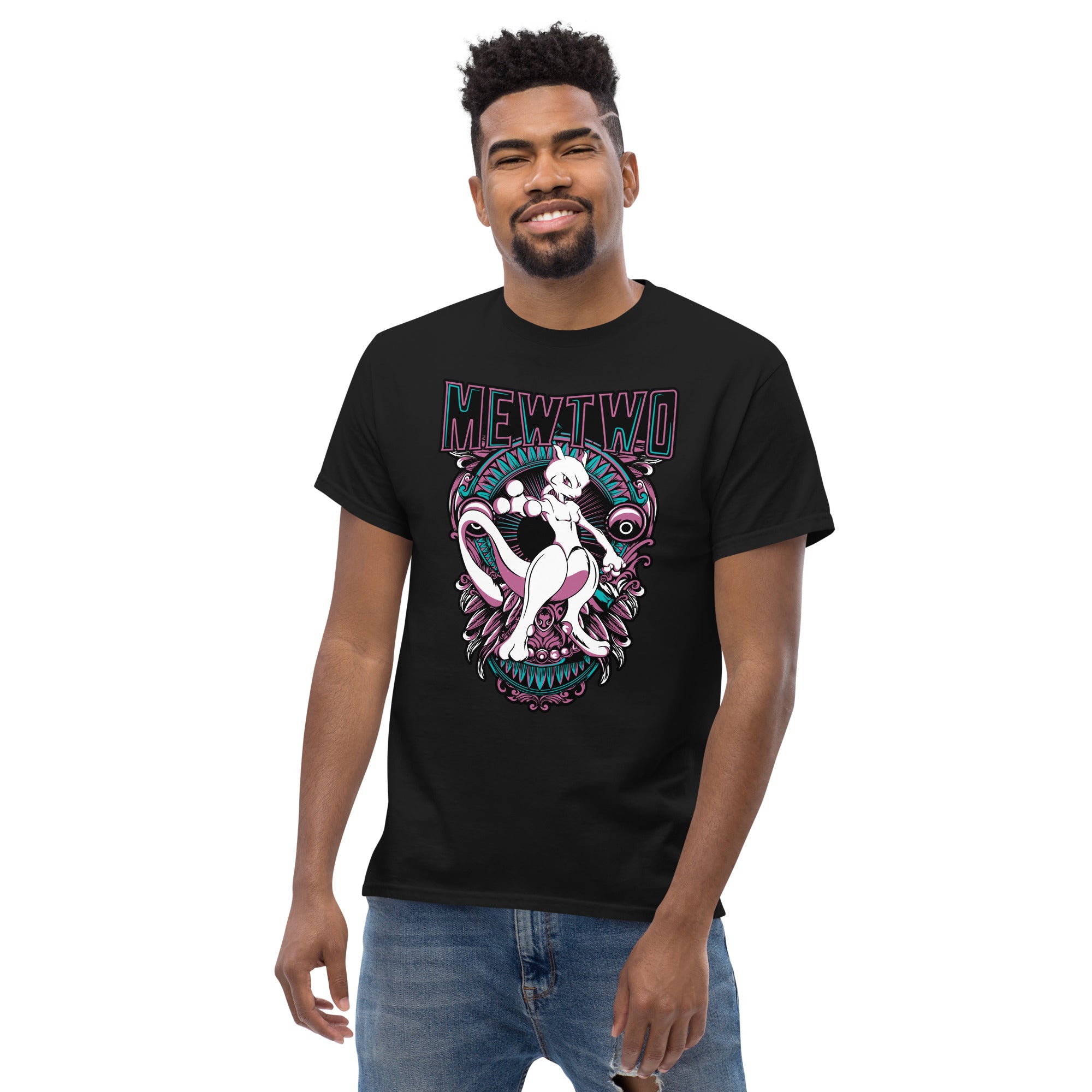Mewtwo Pokemon Anime Graphic Tee