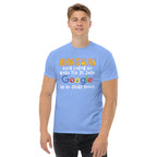 Bhagwan Google Hindi Quote Tee