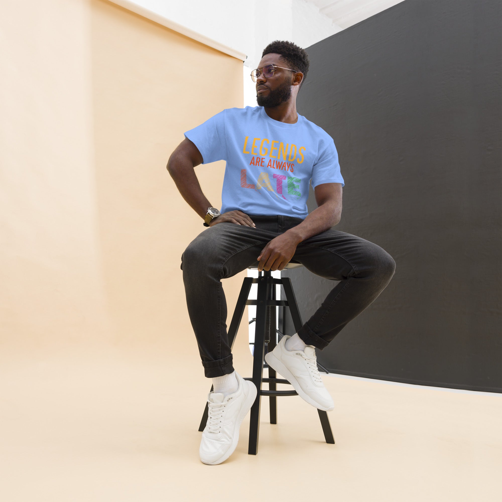 Legends Are Always Late Statement Tee