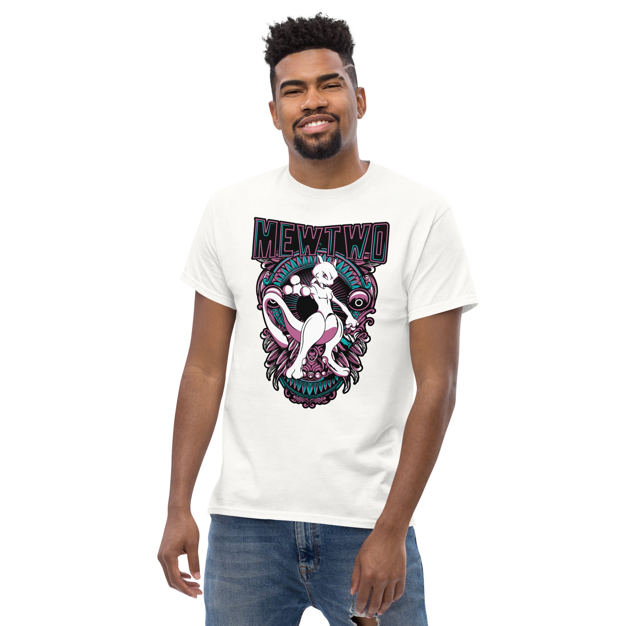 Mewtwo Pokemon Anime Graphic Tee