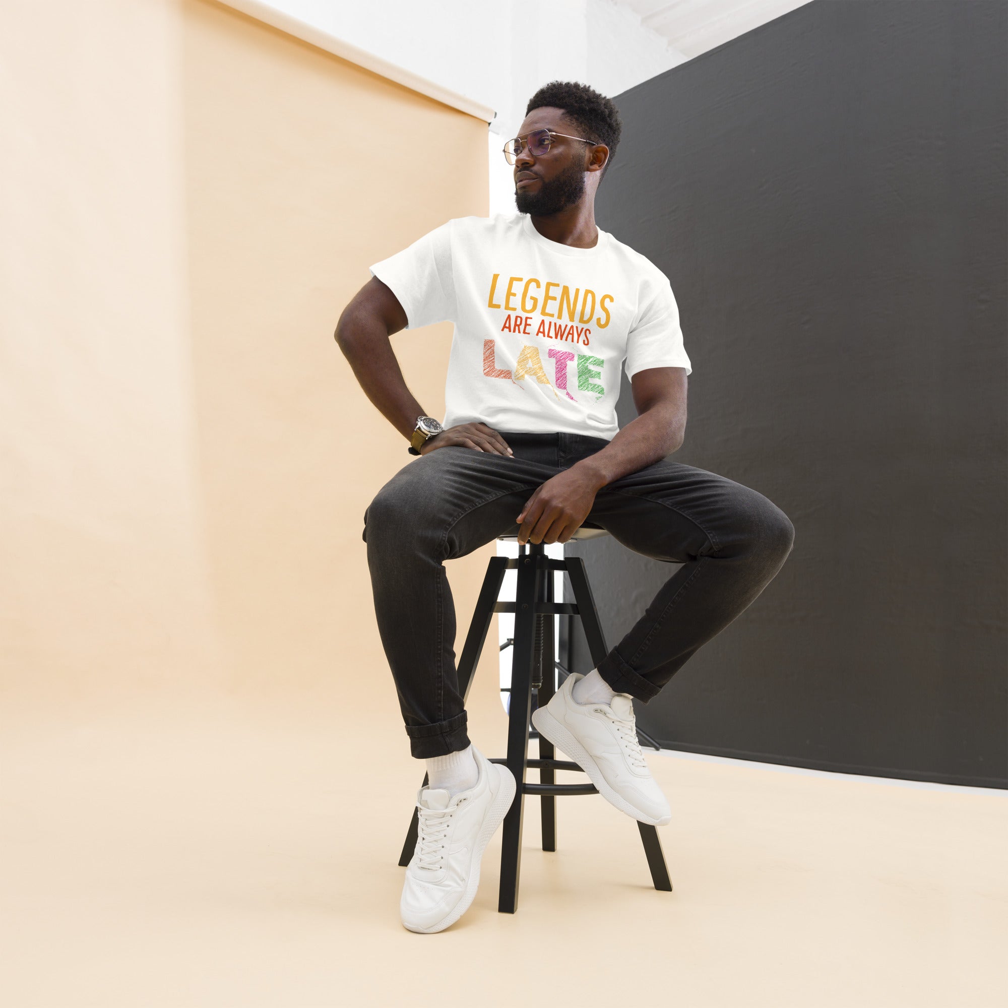 Legends Are Always Late Statement Tee