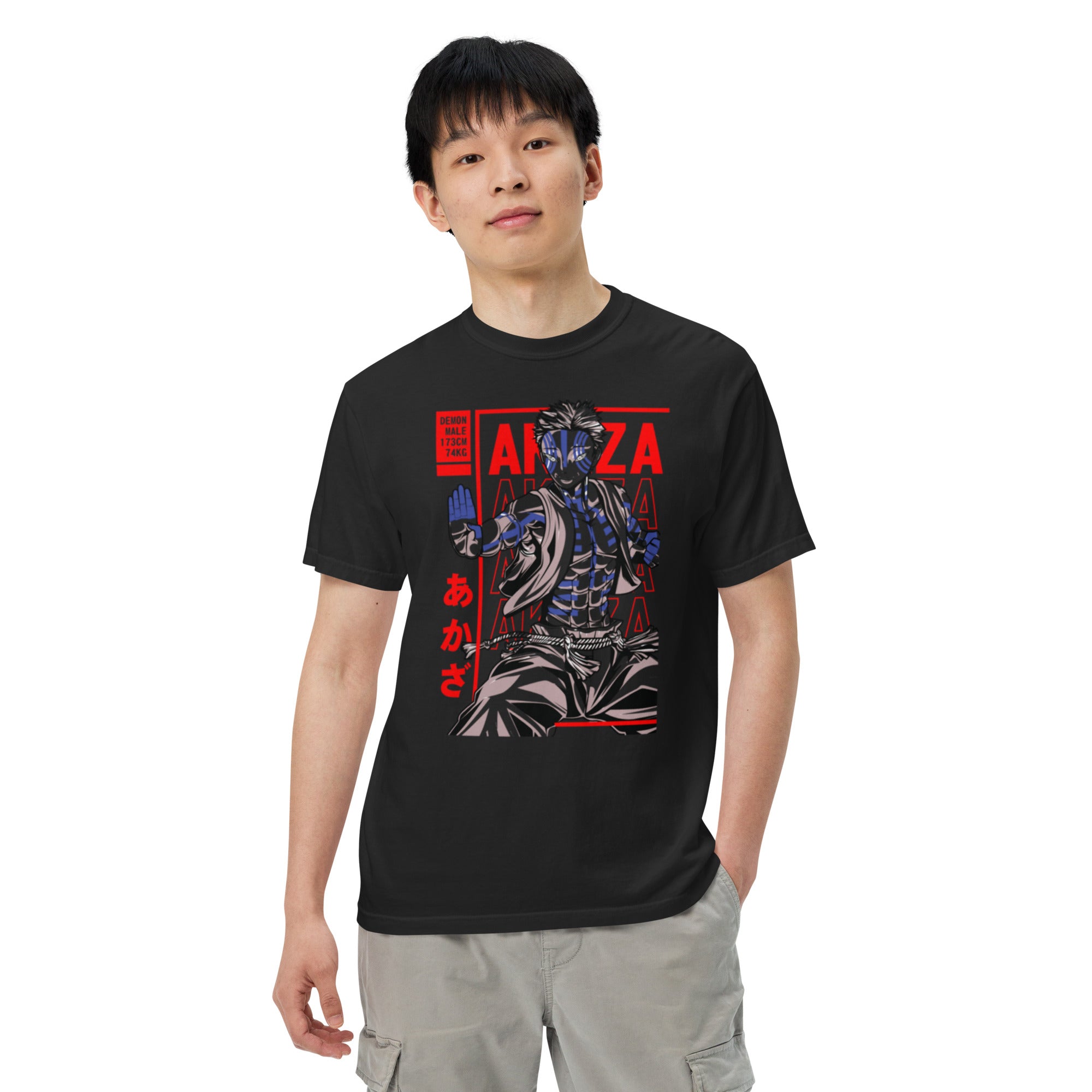 Akaza Demon Slayer Anime Graphic Tee