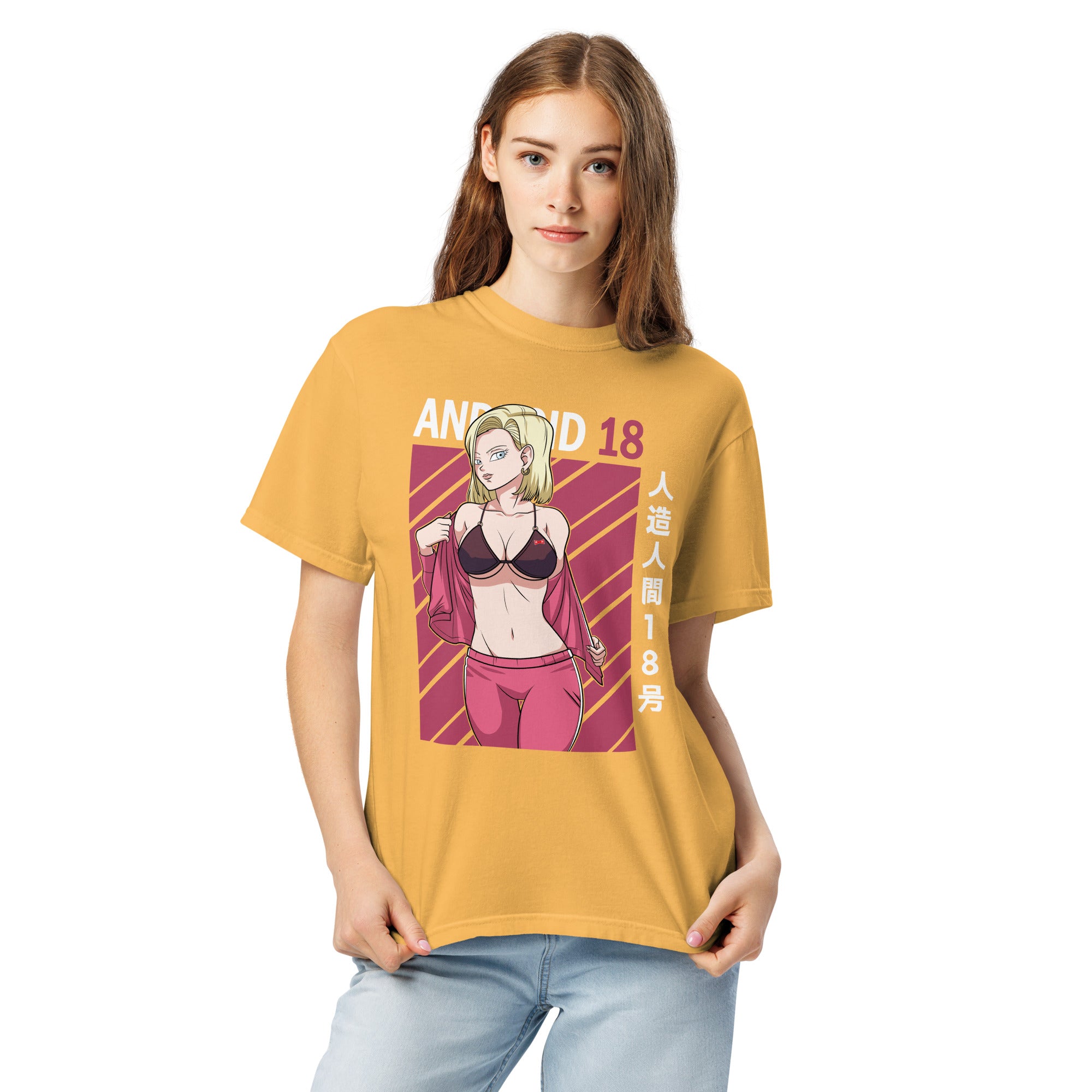 Android 18 Dragon Ball Anime Tee