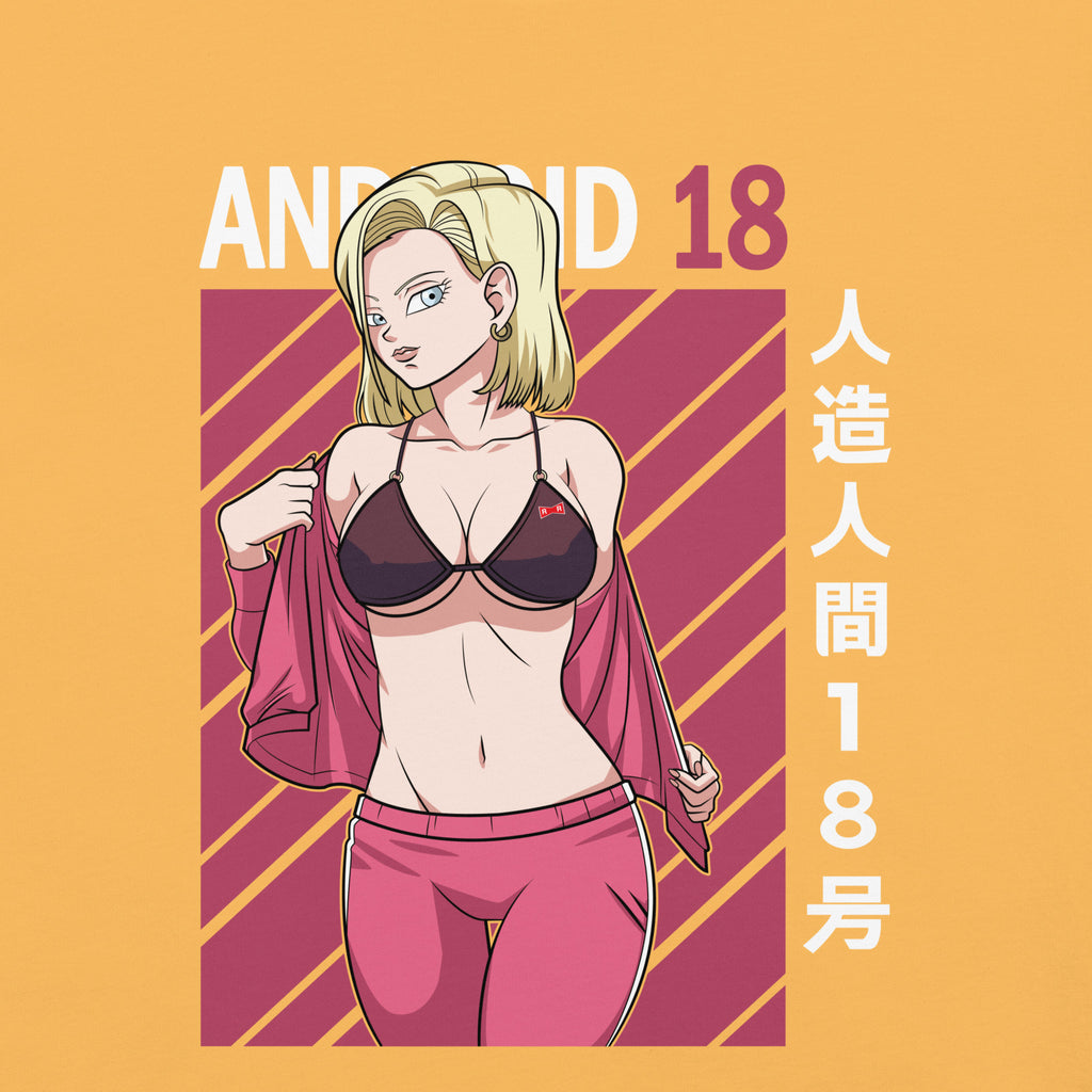 Android 18 Dragon Ball Anime Tee