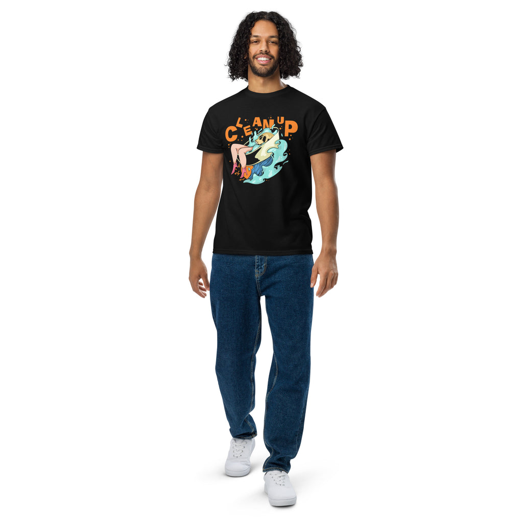 Cleanup Skeleton Wave Unisex Sports Tee