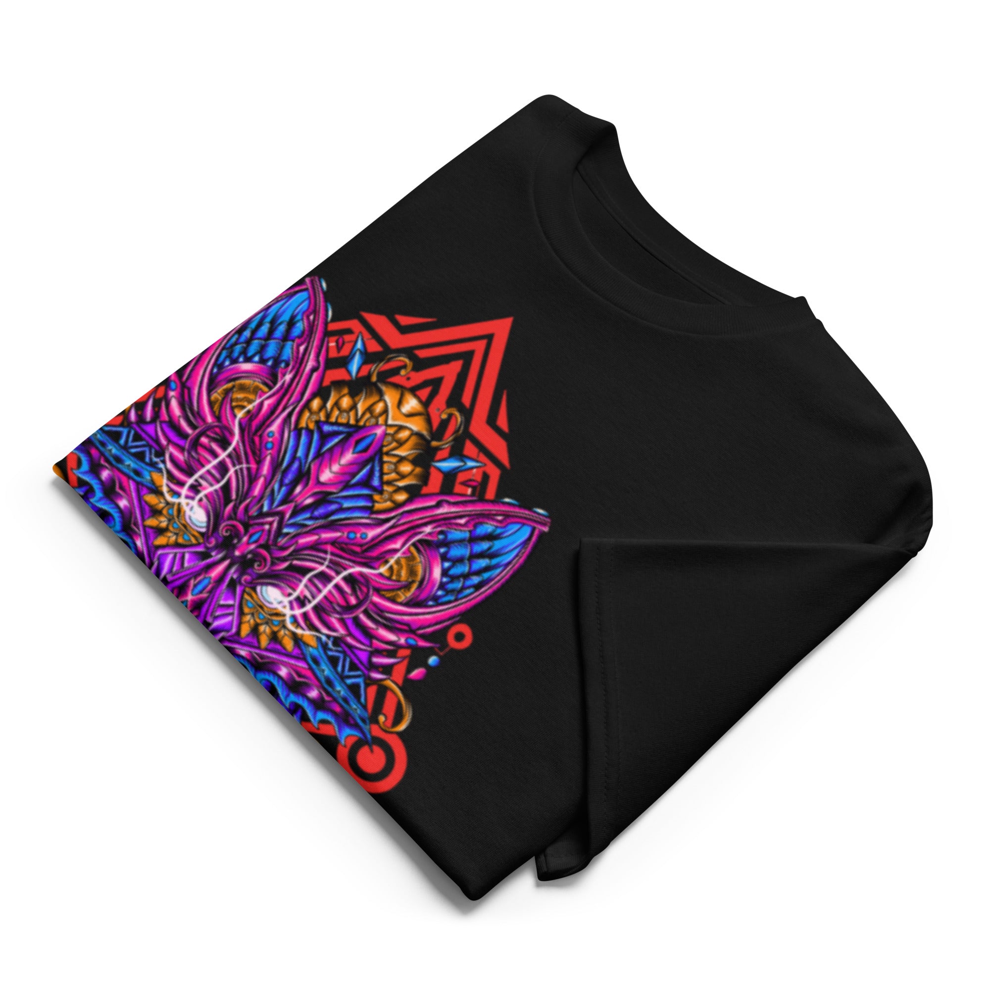 Psychedelic Fox Geometric Art Tee