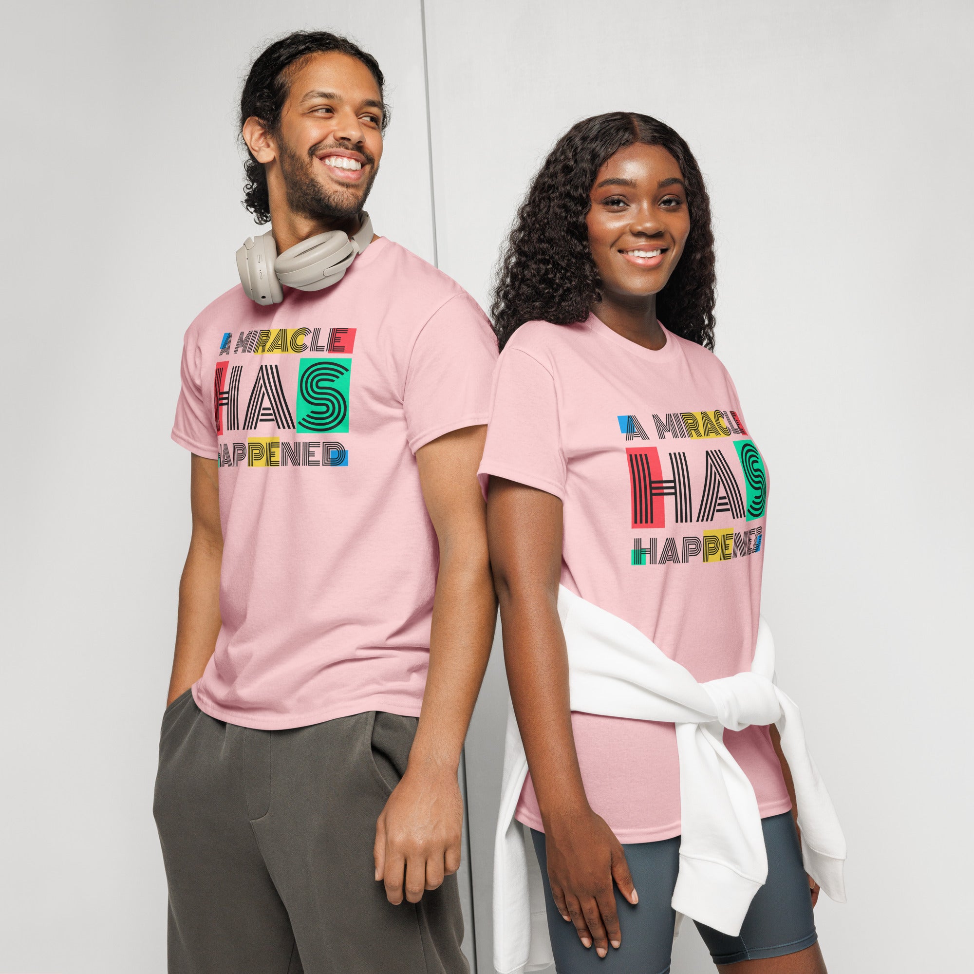Unisex Graphic T-Shirt – “A Miracle Has Happened”