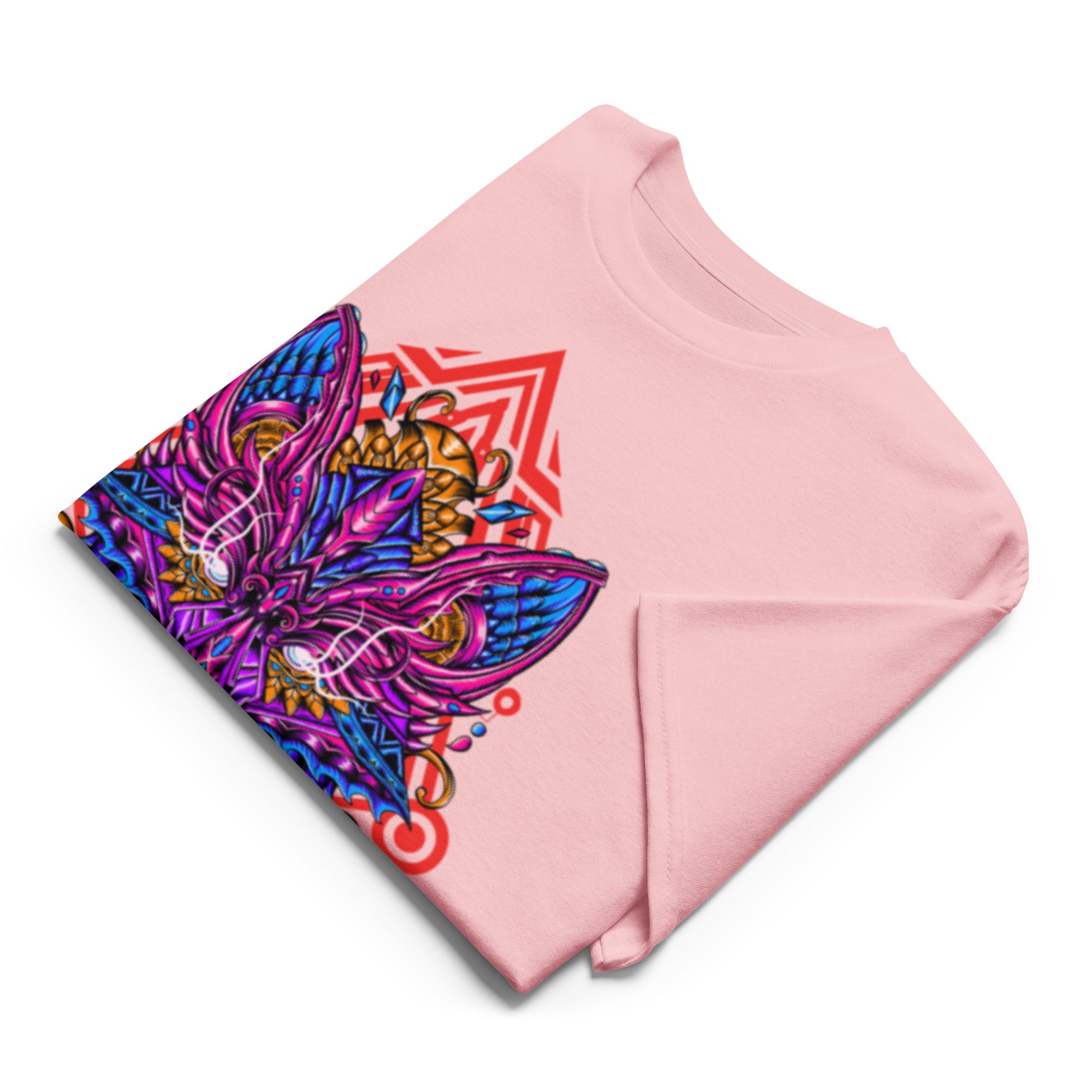 Psychedelic Fox Geometric Art Tee