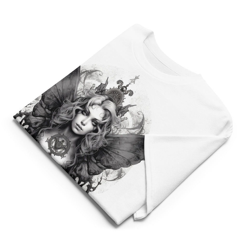 Monochrome Gothic Butterfly Queen Tee