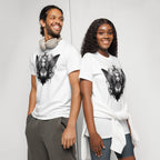 Monochrome Gothic Butterfly Queen Tee