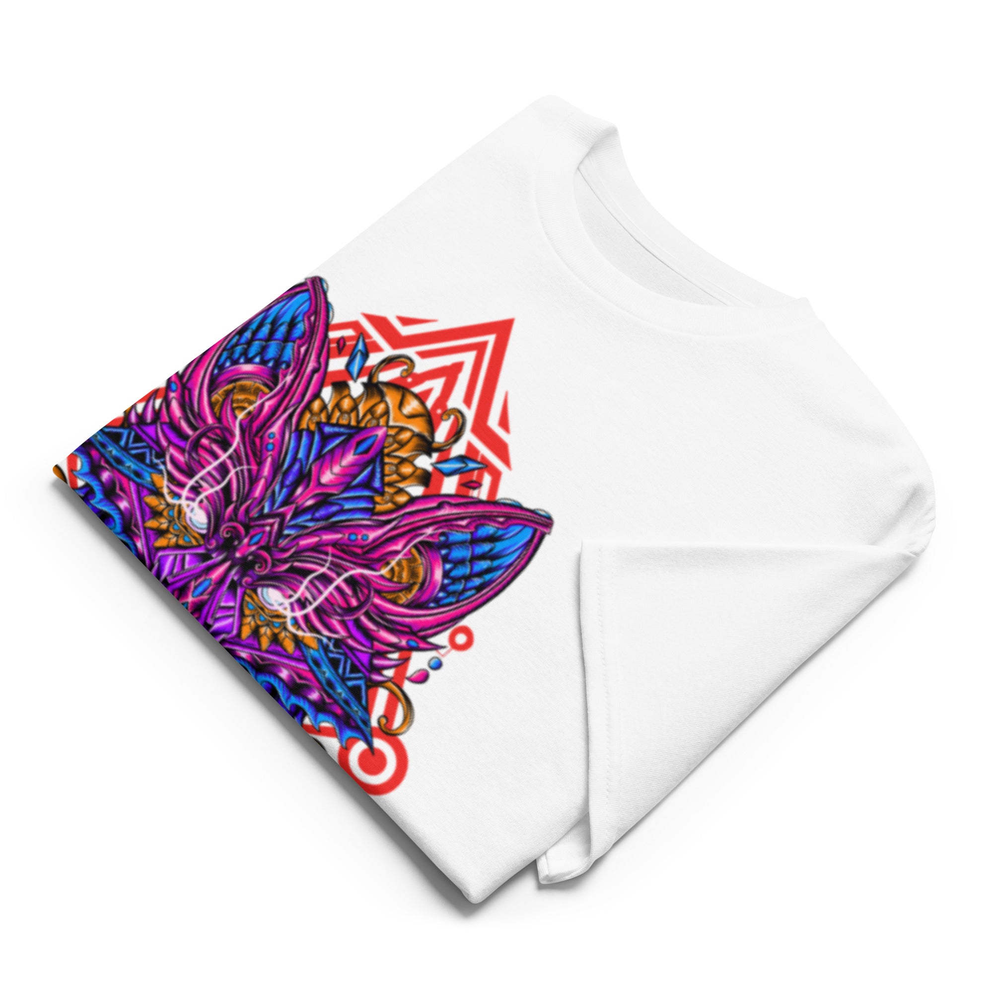 Psychedelic Fox Geometric Art Tee