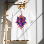 Psychedelic Fox Geometric Art Tee