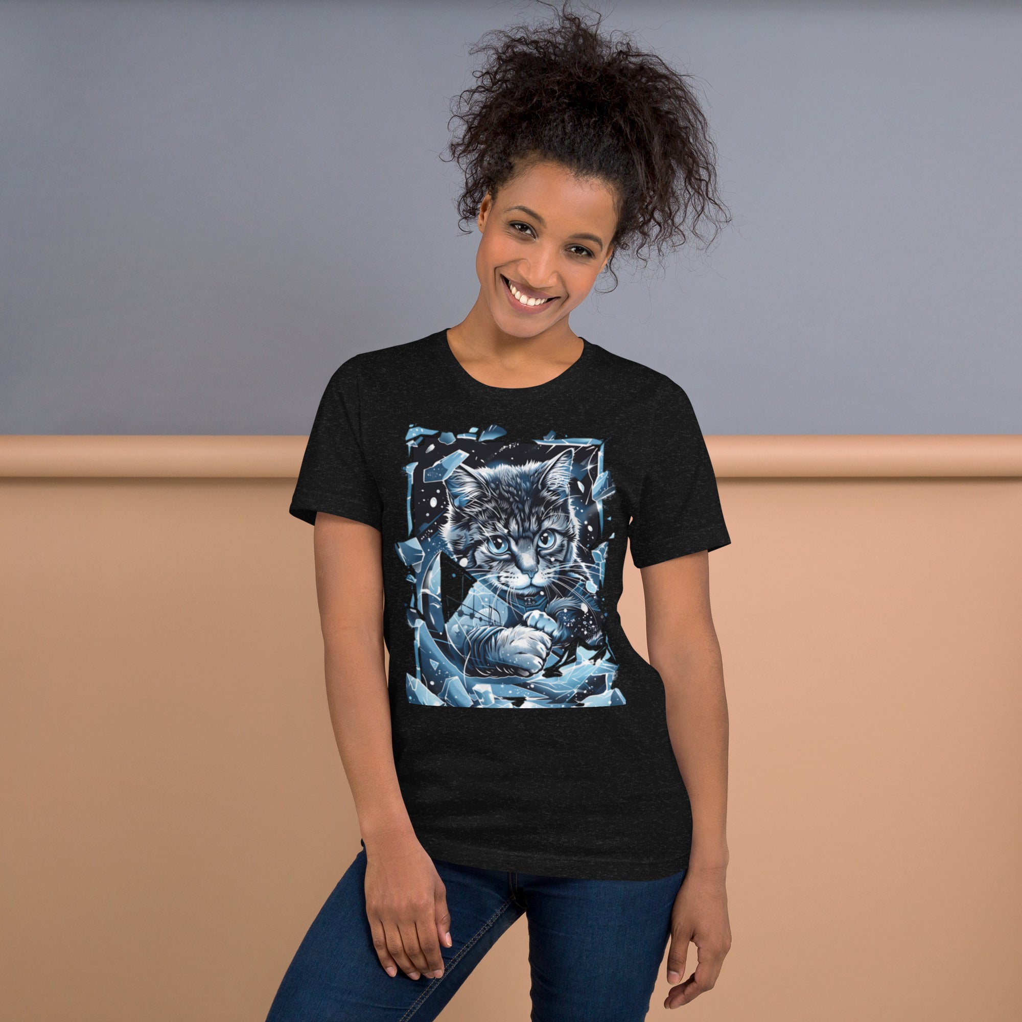 Shattered Kitten Graphic Tee