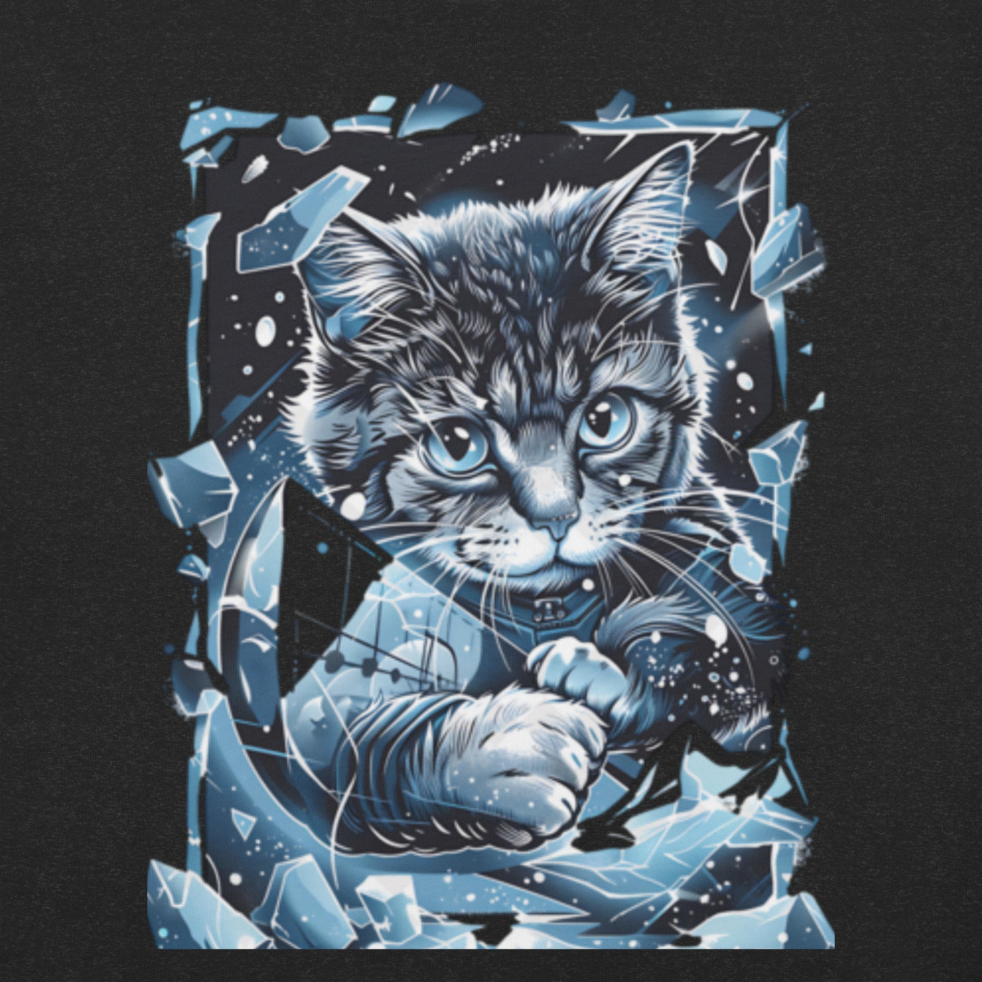 Shattered Kitten Graphic Tee