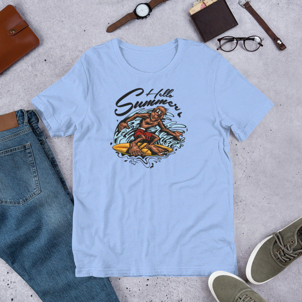 Hello Summer Surf Monkey Tee
