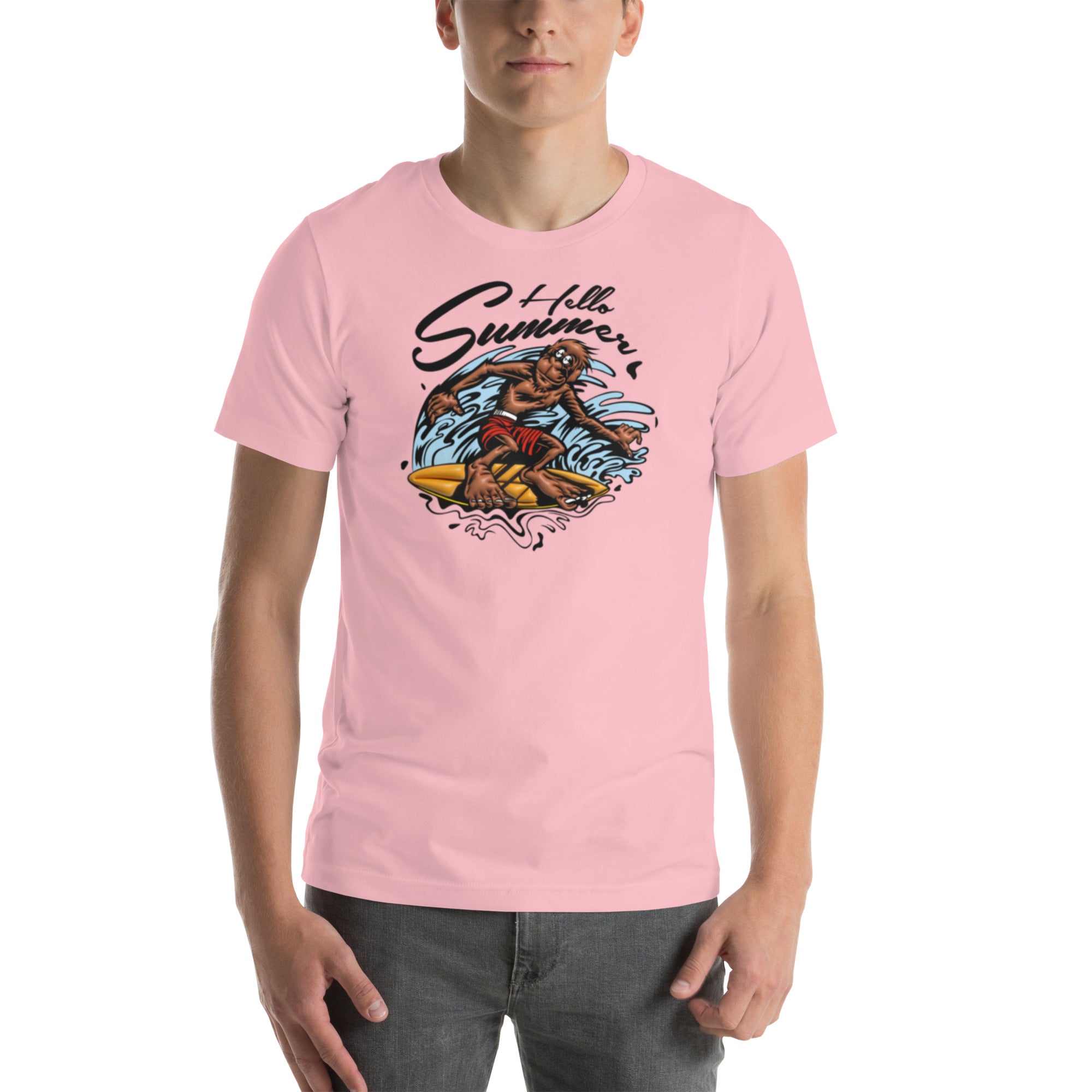 Hello Summer Surf Monkey Tee