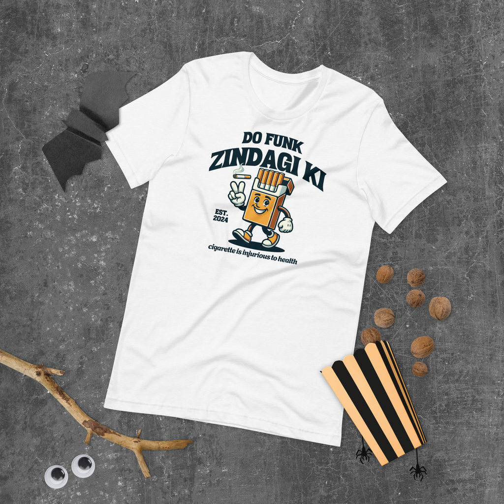 Do Funk Zindagi Ki Cigarette Cartoon Tee