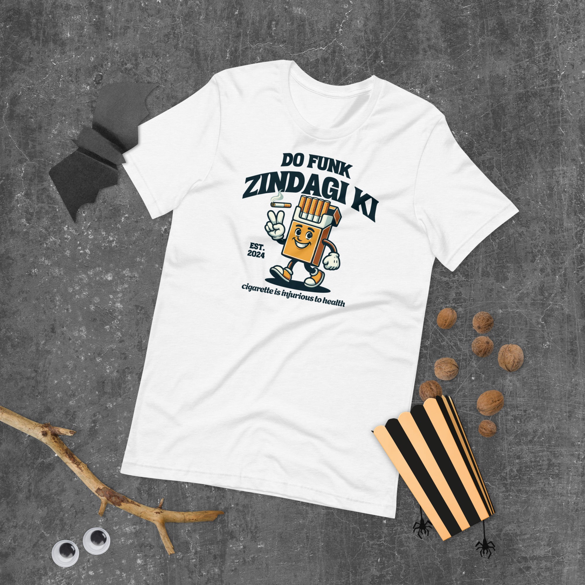 Do Funk Zindagi Ki Cigarette Cartoon Tee
