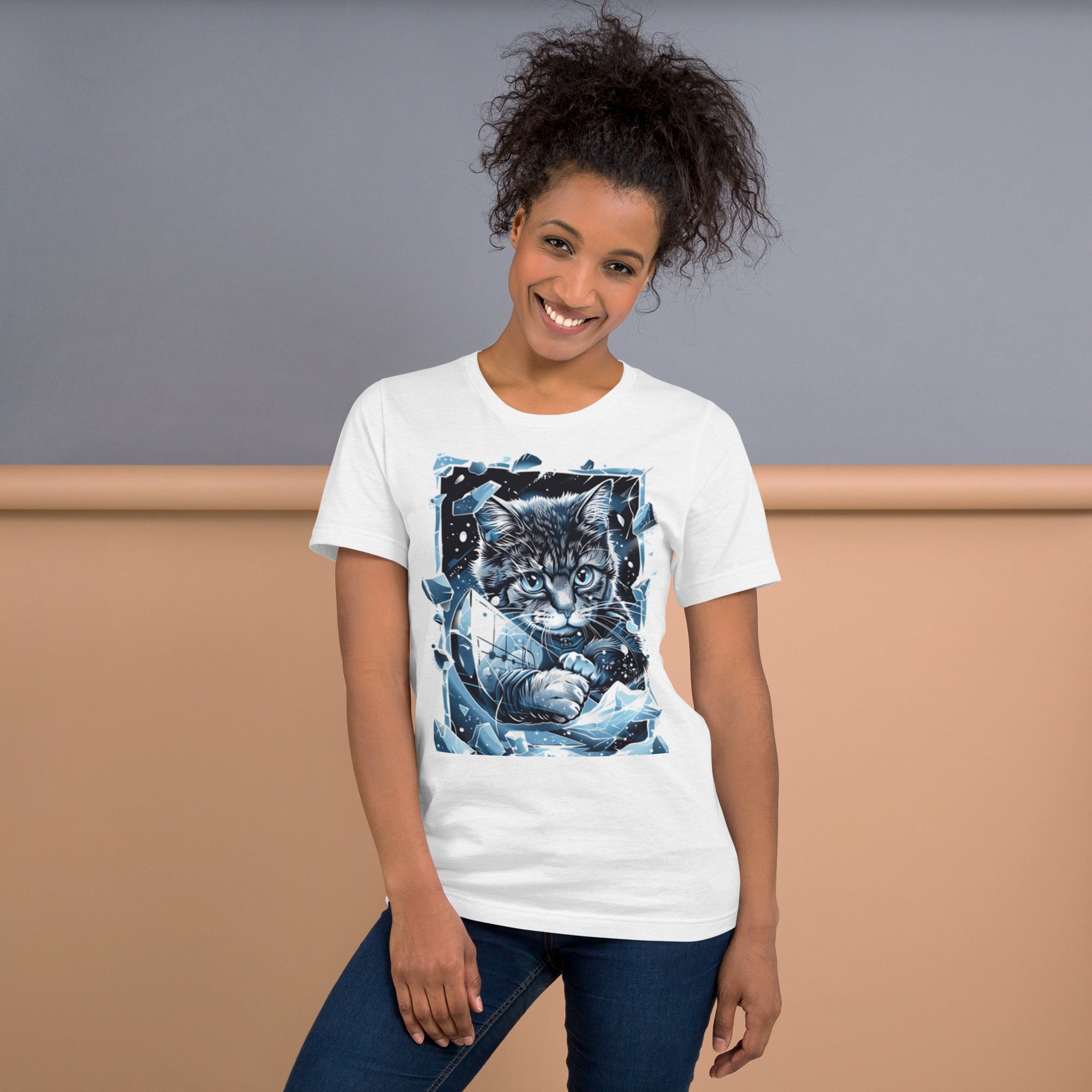 Shattered Kitten Graphic Tee